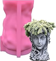 Vista 1 de Molde de maceta para cemento, silicio, bricolaje, moldes para jarrones, plantas de hormigón, hechas a mano, herramienta de decoración del hogar