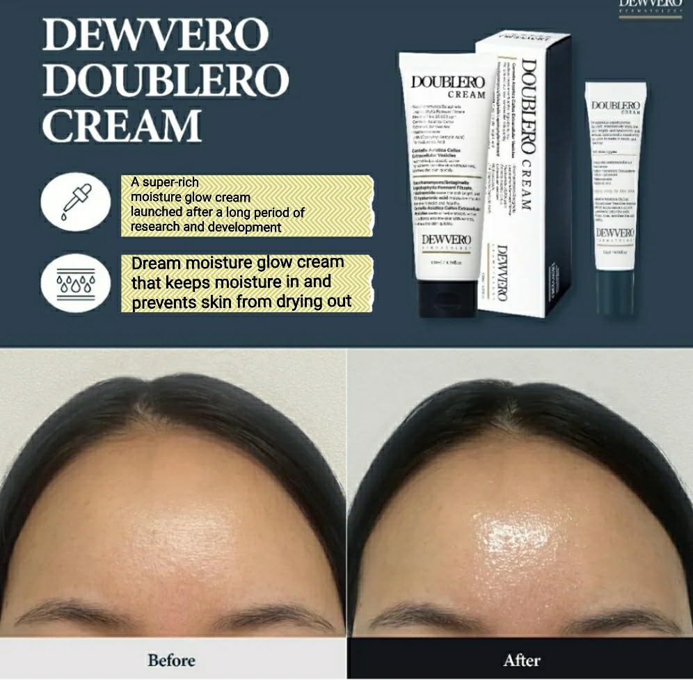 Amazon.com : DEWVERO DERMATOLOGY DOUBLERO CREAM 130ml / 4.39 fl.oz