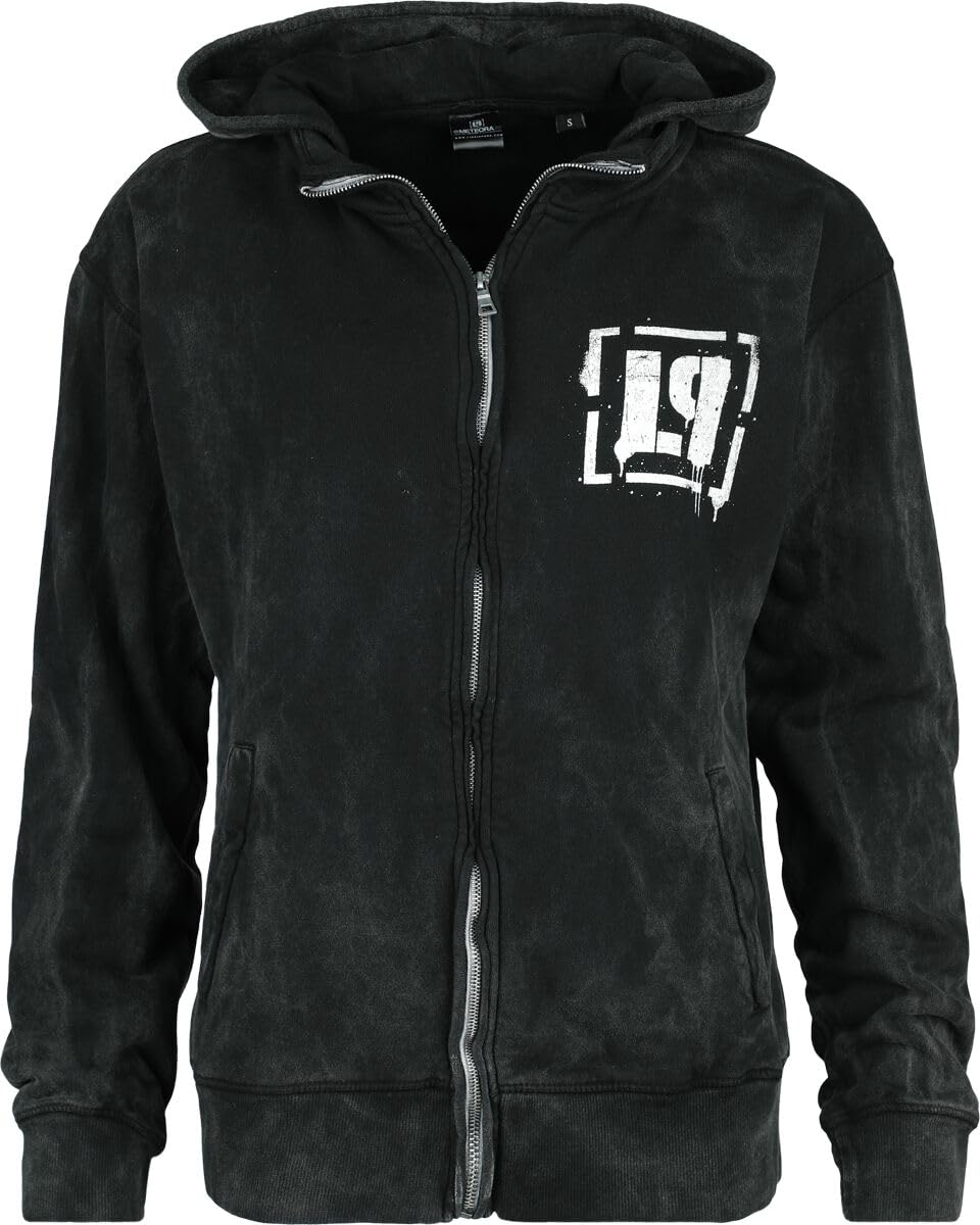 Linkin Park Meteora Spray Frauen Kapuzenjacke schwarz Band-Merch, Bands