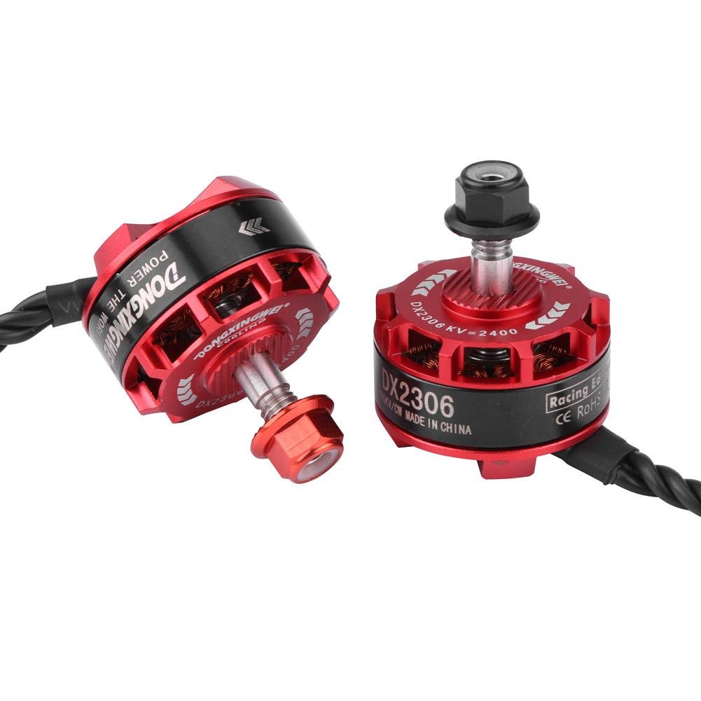 Motore Brushless RC Drone 4pcs DX2306 2400KV 2-4S Motore CCW Brushless CW CCW per X210 X220 250 Racing Drone