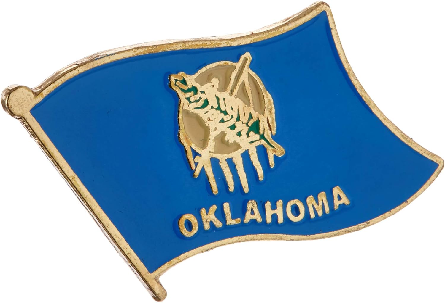 US Flag Store オクラホマ州旗ラペルピン。