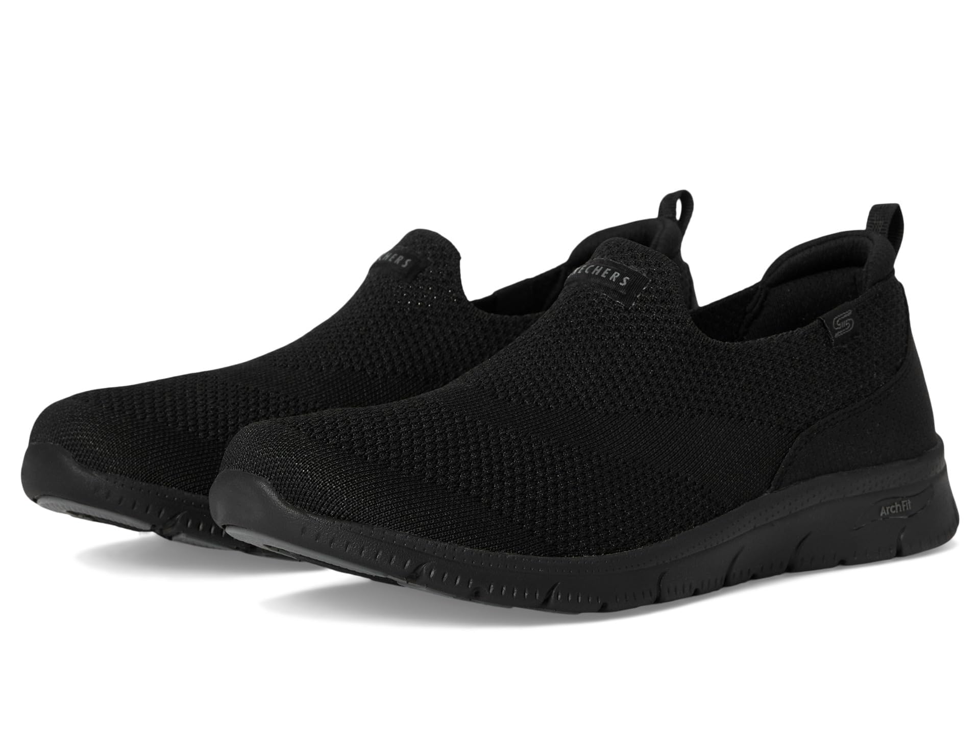 Skechers Arch Fit Refine 2.0 Cascade Textile Women's Black Trainers - UK 6