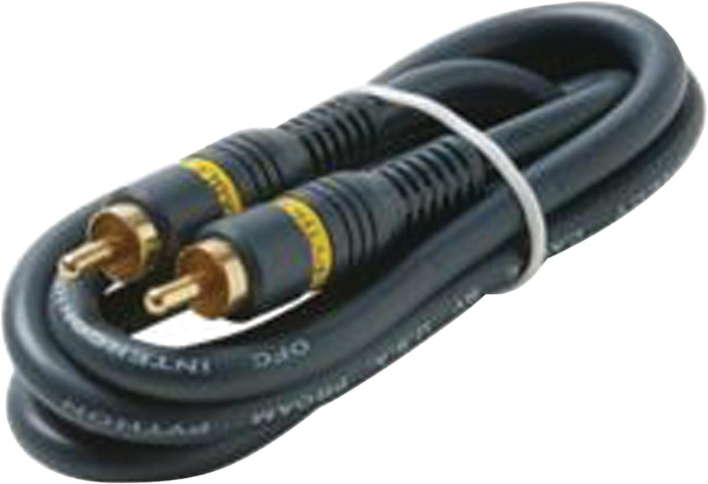 STEREN RCA Cable Car Audio - RCA Cables - RCA Subwoofer Cable - RCA Home Theater Projector - RCA Projector - Audio Video Cables - Stereo Audio Cable - 100 ft - 30.5 M - 1 Male to 1 Male 254-140BL