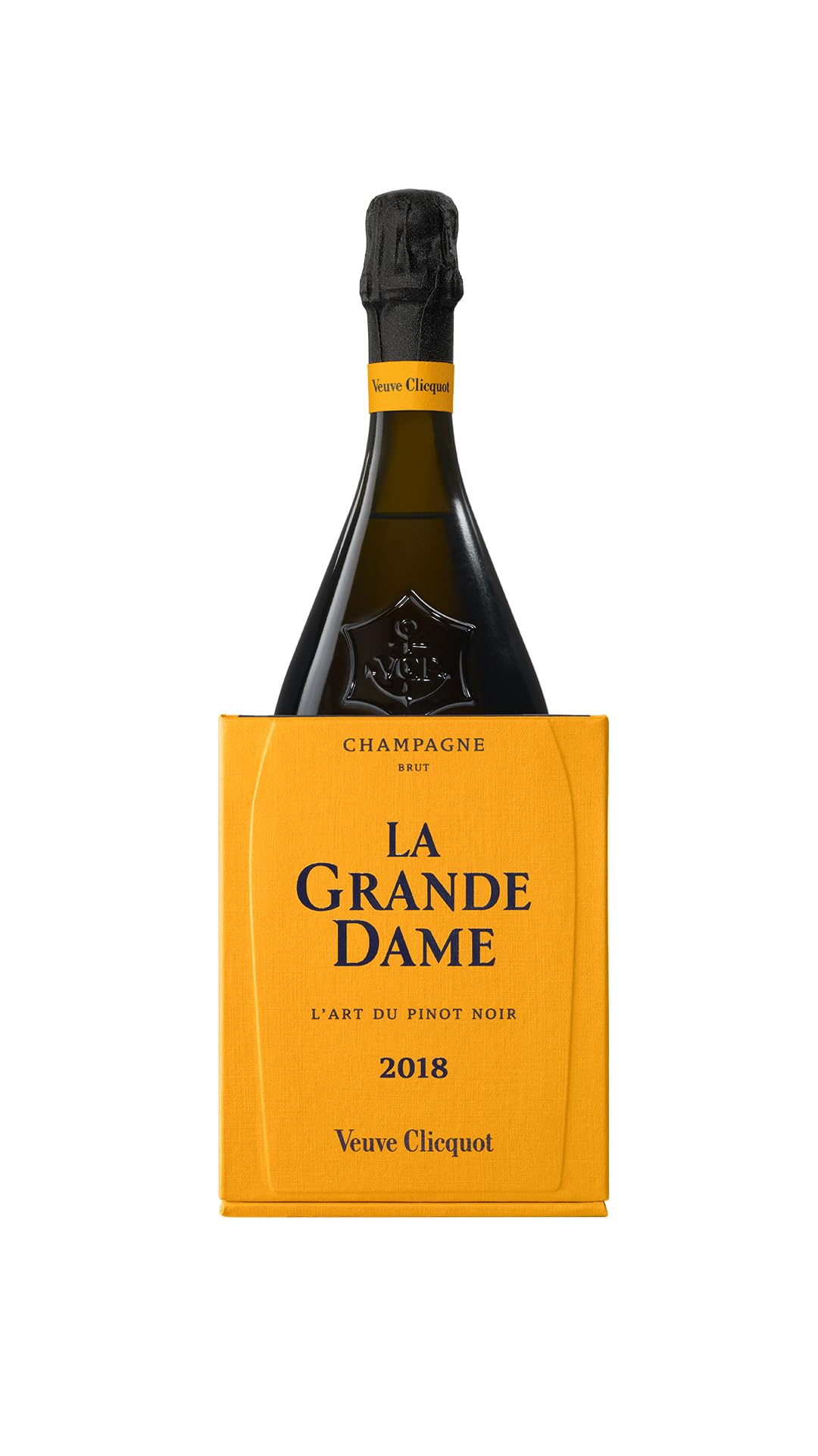 Veuve Clicquot La Grande Dame 2018 Champagner, 75cl, in Geschenkbox | Luxus-Jahrgangschampagner aus der Champagne | Kraftvoll, elegant & komplex | Hoher Pinot-Noir-Anteil | Für besondere Anlässe
