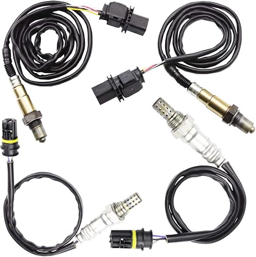 higherbro 4 sensores de oxígeno O2 de relación de combustible de aire 1 y 2 para BMW X5 X3 2007 2008 2009 2010 3.0L aguas arriba + aguas abajo disponible en Yaxa Colombia