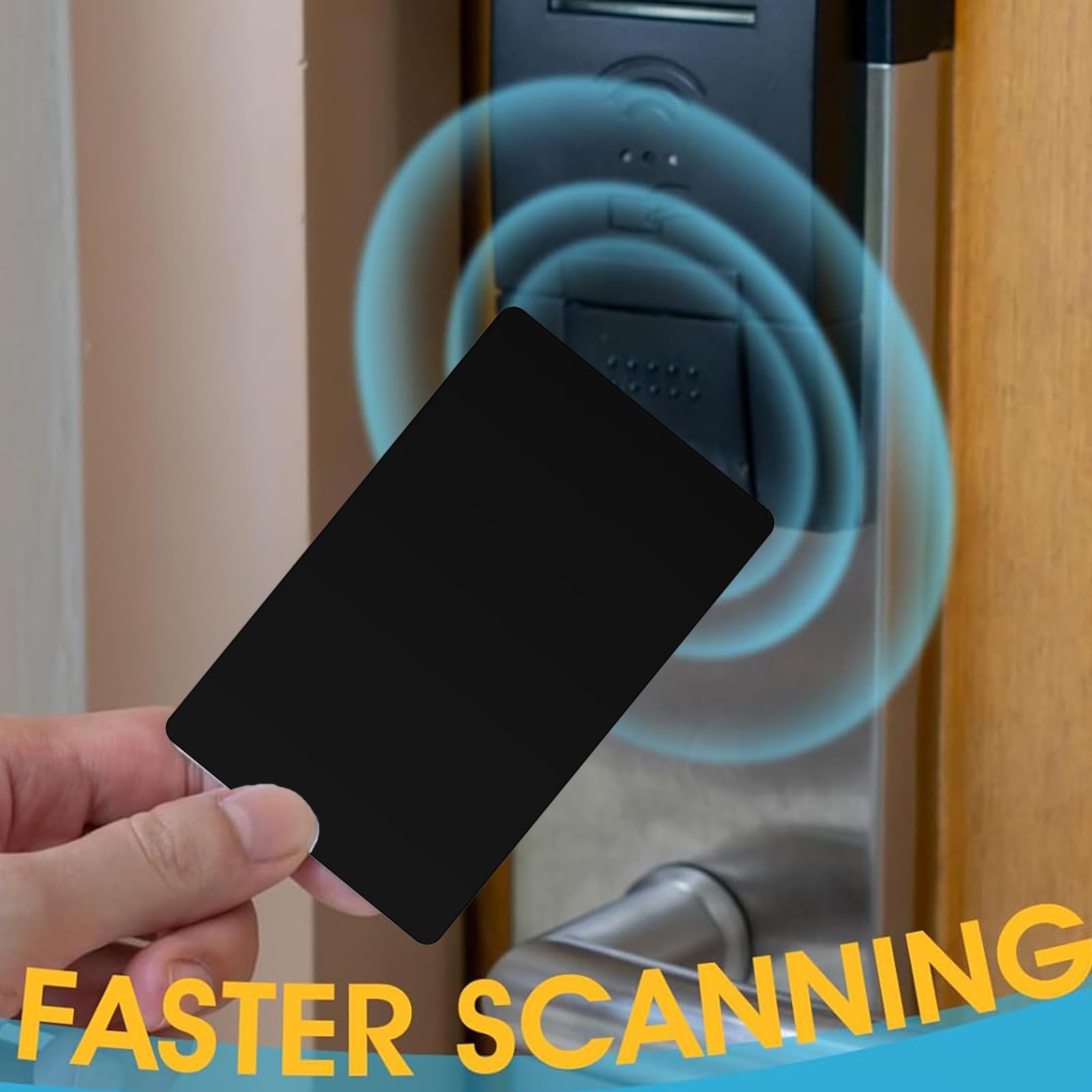 NTAG215 tag NFC riscrivibili 504 byte 24 pezzi nero