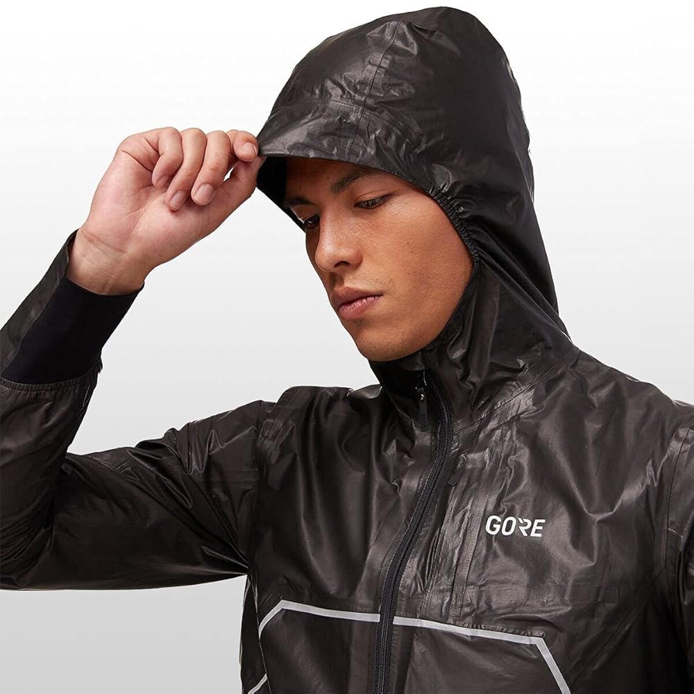 GORE-TEX フード付きアウトドアジャケット Amazon | GORE WEARメンズR7 GORE-TEXシェイクドライトレイル