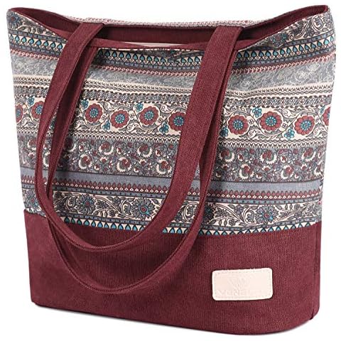 ArcEnCiel Bolso Bohemio de Lona para Mujer Cover