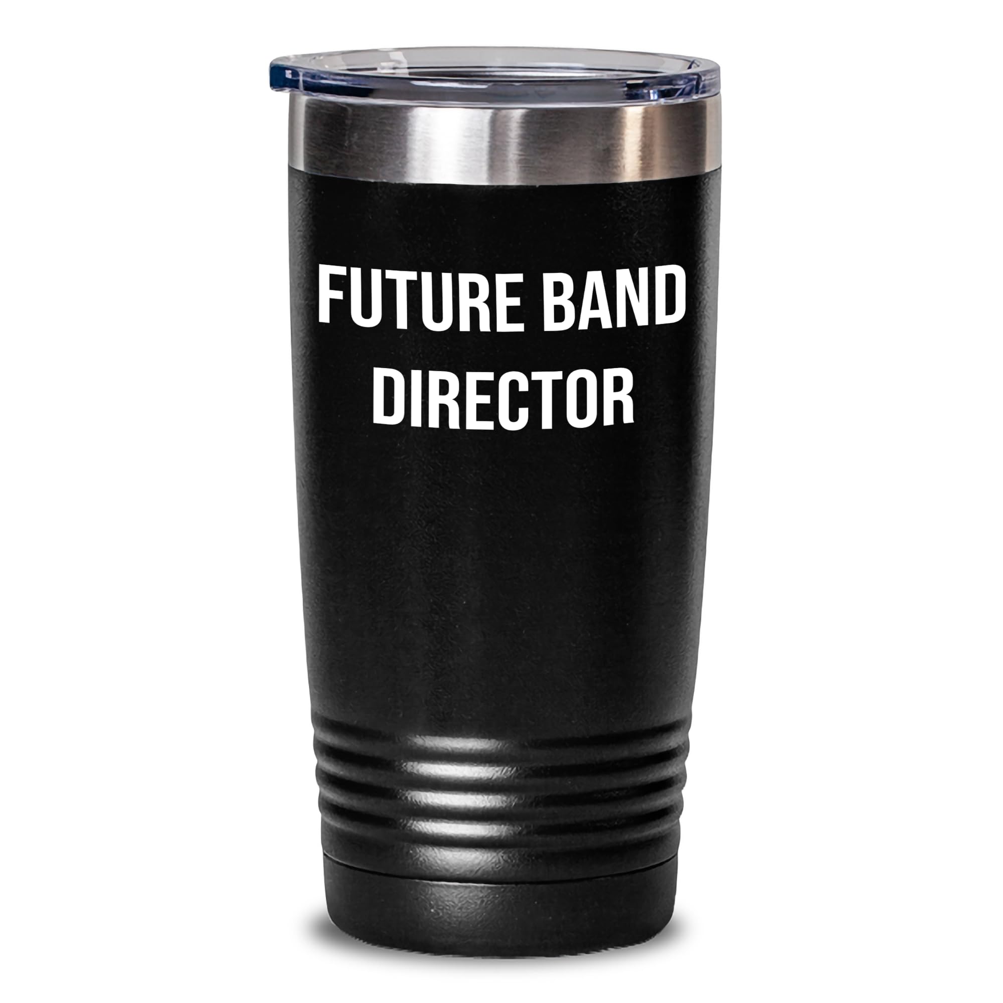 generic Future Band Director Gifts: Inspirational Band Director Quote Tumblers for Band Directors, Funny Gift Ideas for Band Directors on Father's Day, 20oz, Black