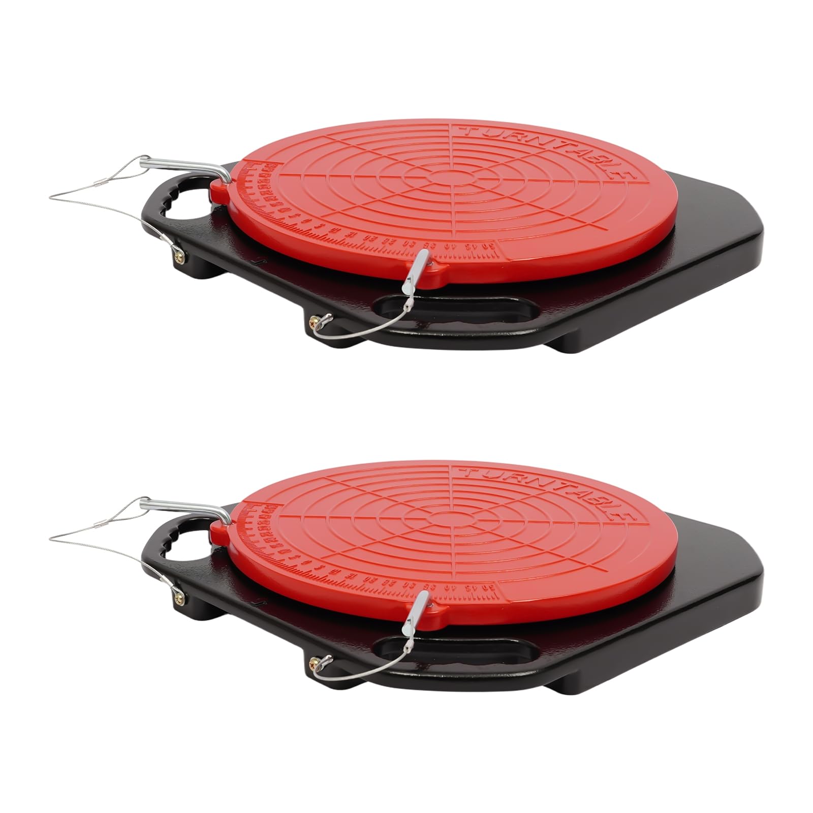 Piastre di allineamento ruote 360° in lega di magnesio 2 t 0-50° 2 pezzi per auto SUV