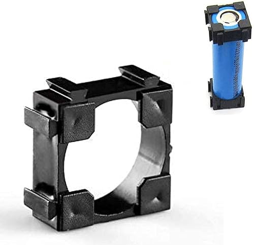 Miniatura 5 de Soporte de batería de litio 18650, soporte de batería de iones de litio de plástico, espaciador de seguridad, soporte de almacenamiento de carcasa