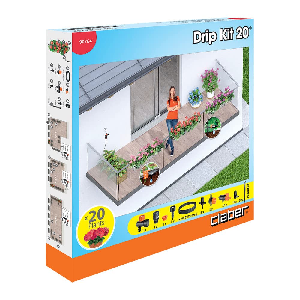 CLABER D90764000 - Kit Goteo 20 macetas