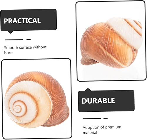 Miniatura 3 de Cabilock 5 unidades de caracol natural para Escargot aislamiento térmico seguro al horno Conchas Escargot para uso en el hogar Restaurante Uso