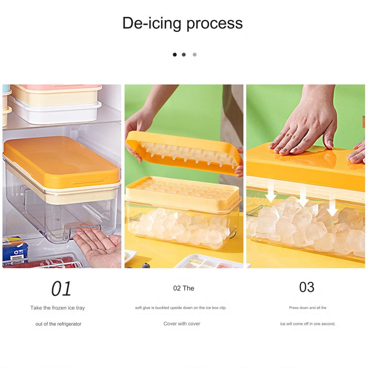 Amazon.com: Lazy Ice Tray Ice Storage Box Ice Making Artifact