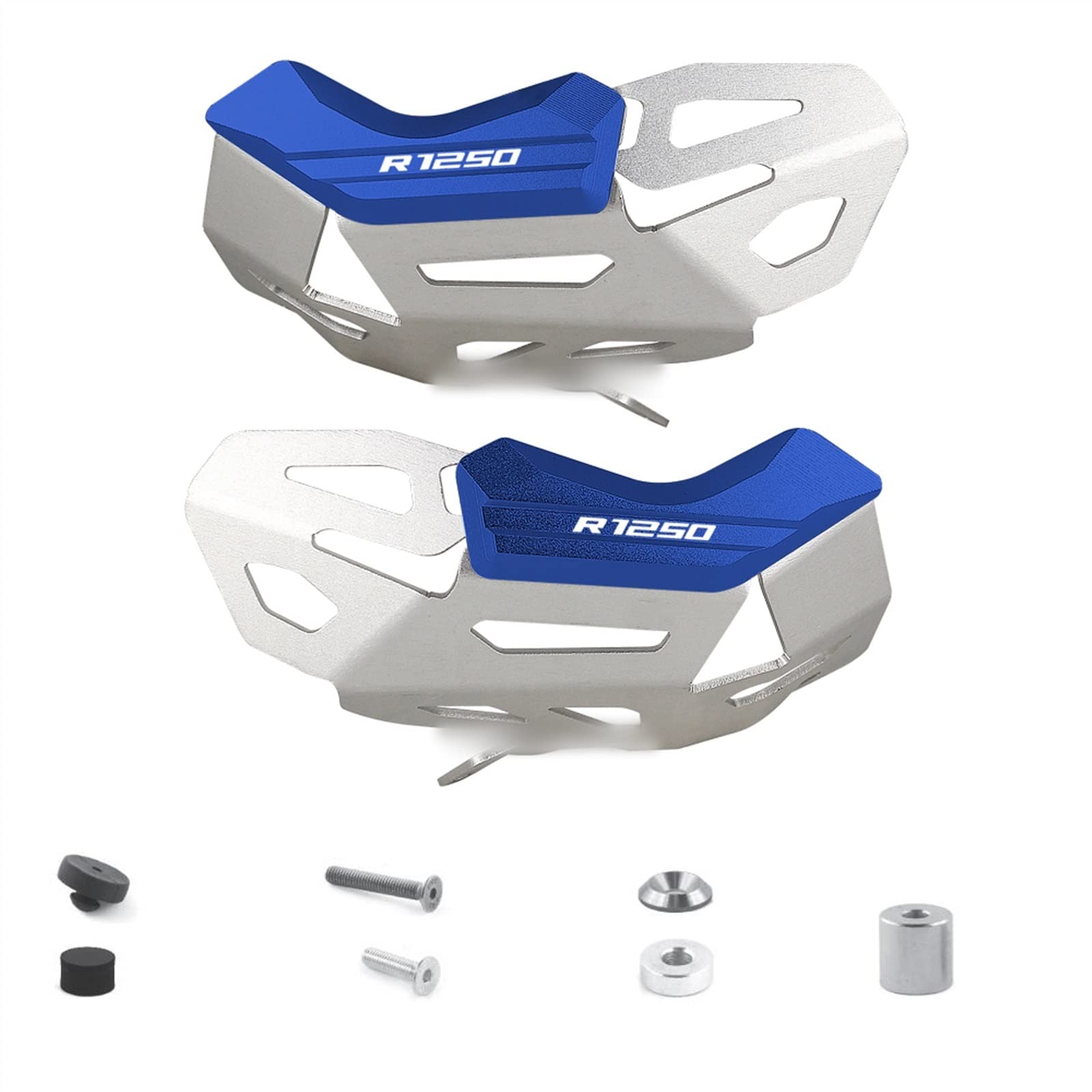 Protecteur De Culasse R1250GS Protecteur De Couvercle De Protection De Moteur pour BMW R 1250 GS ADV Adventure Toute L'année R1250RT R1250RS R1250R (Color : Silver-Blue)