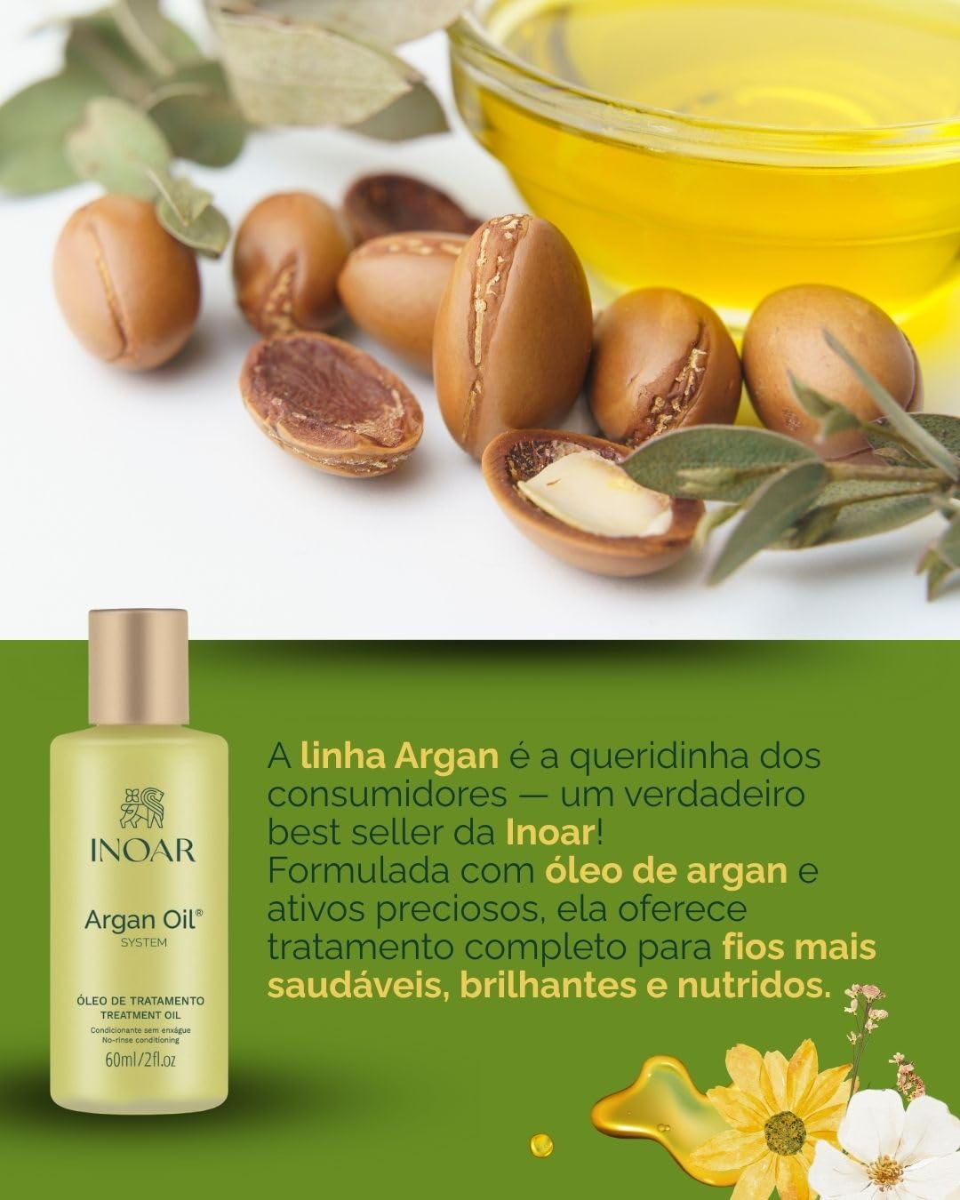 Inoar aceite argán 7 ml x 12 unidades