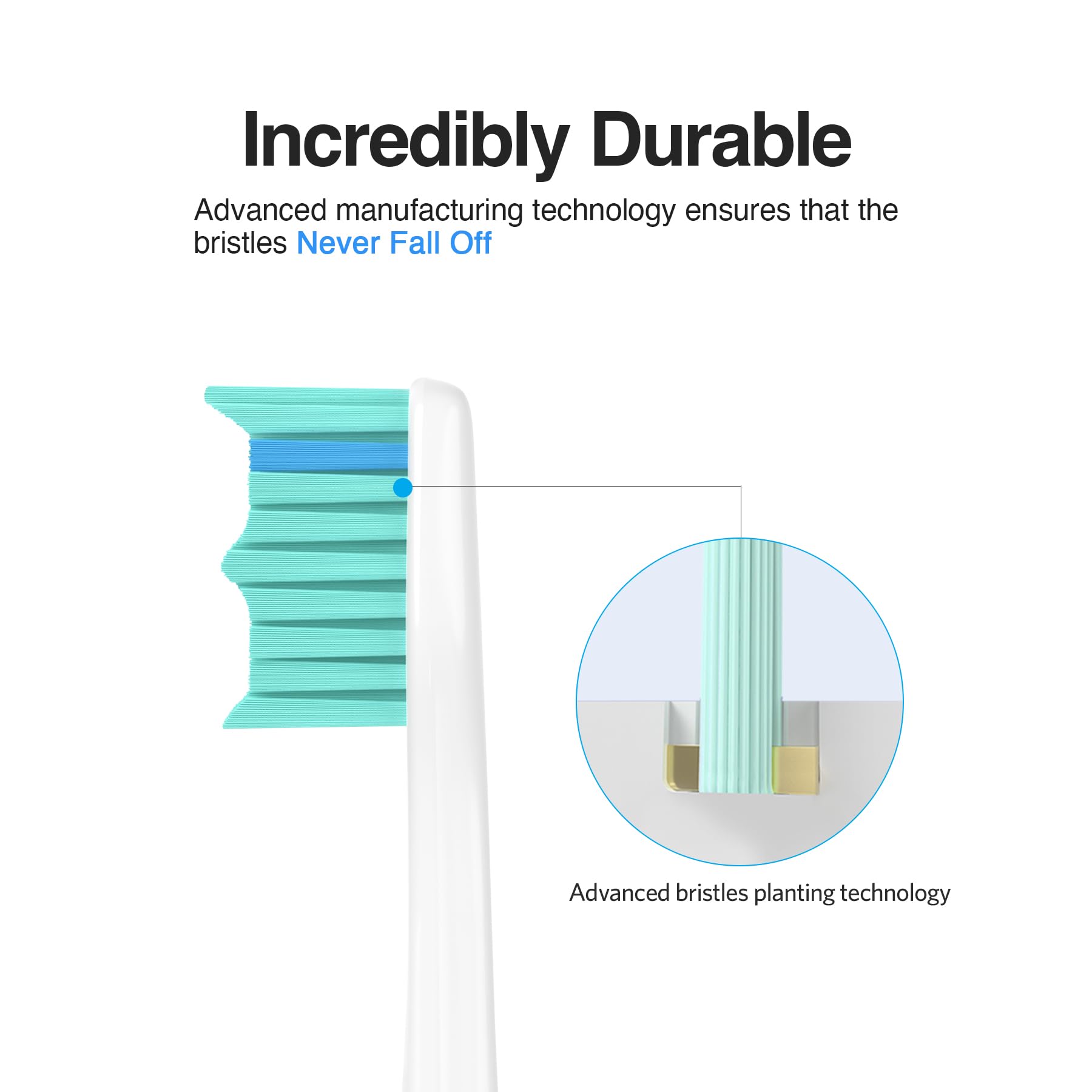 Ersatz-Zahnbürstenköpfe für Philips Sonicare, 6 Stück