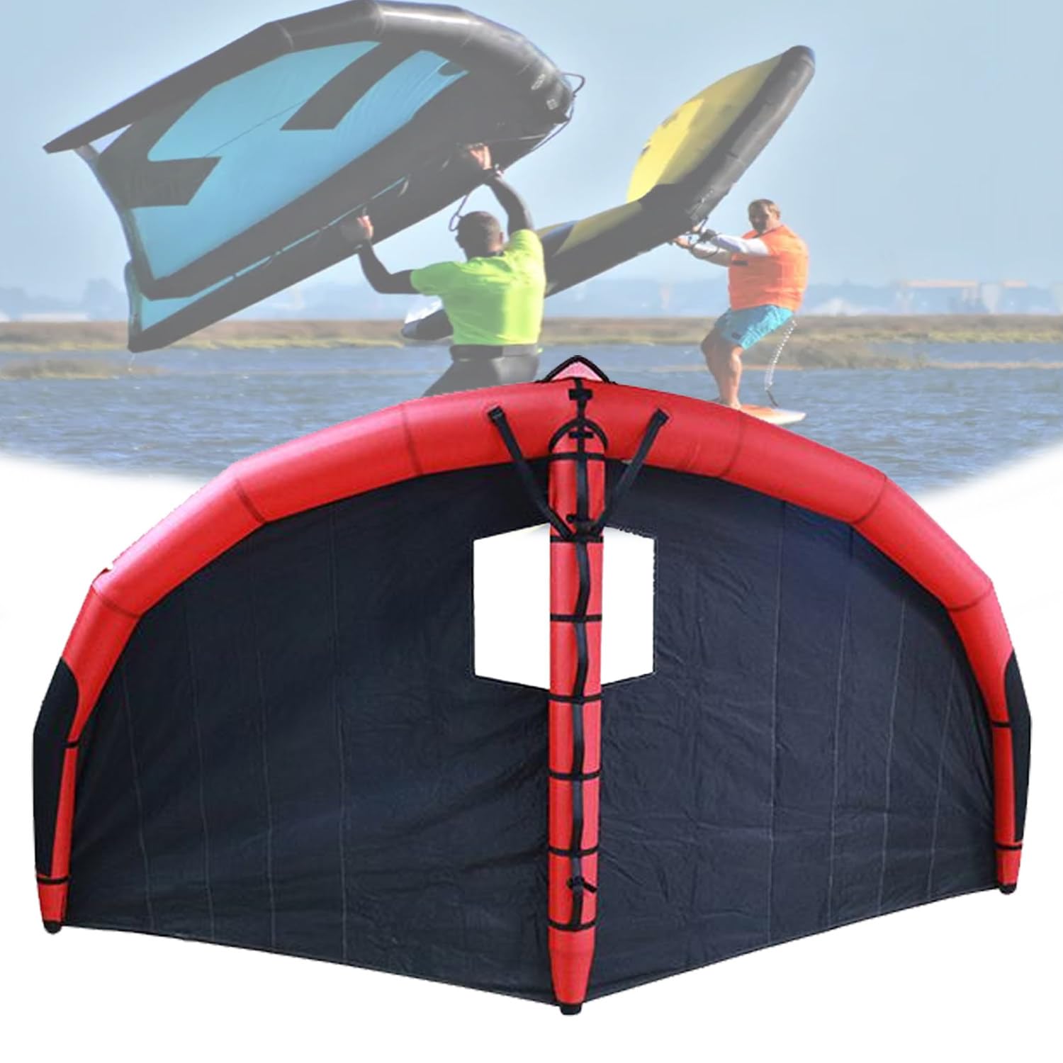 Aufblasbarer Surfflügel zum Kiteboarden, leichtes Handdrachen-Segel für Wind- und Wassersport, verbessertes Folienflügel-Erlebnis