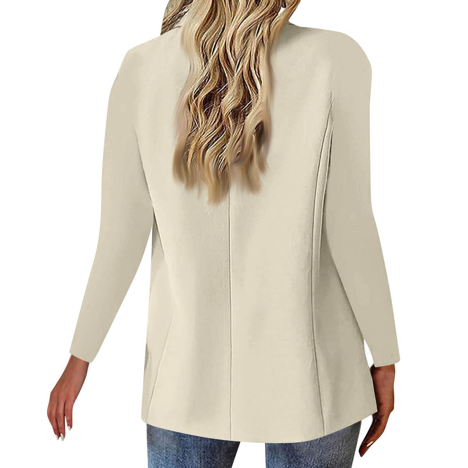 Generisch Blazer Damen Elegant Business Jacke Damen Büro Arbeit Langarm