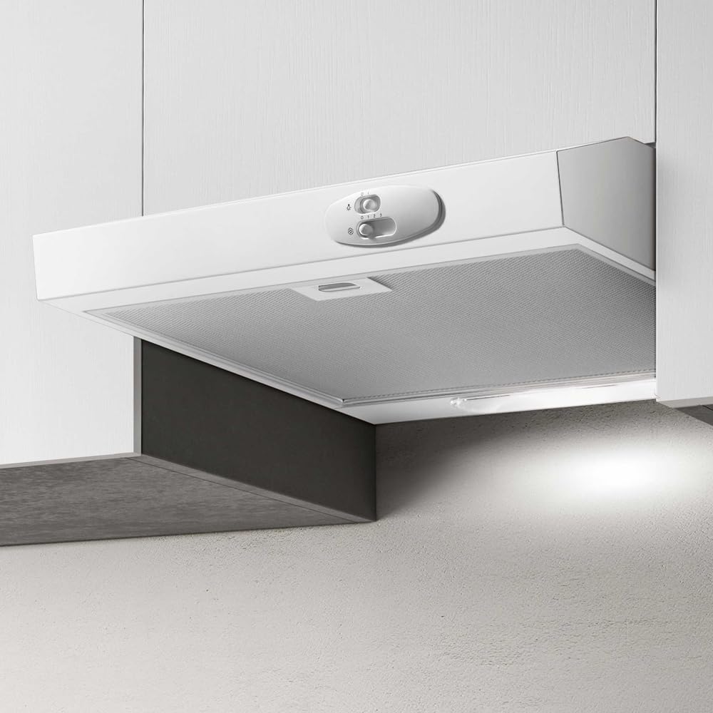REDÒKASA Pensile per cucina componibile da 60 cm con un'anta linea MAKA, realizzato in legno 100% MADE IN ITALY disponibile con o senza cappa (Con Cappa Bianca, Tortora)