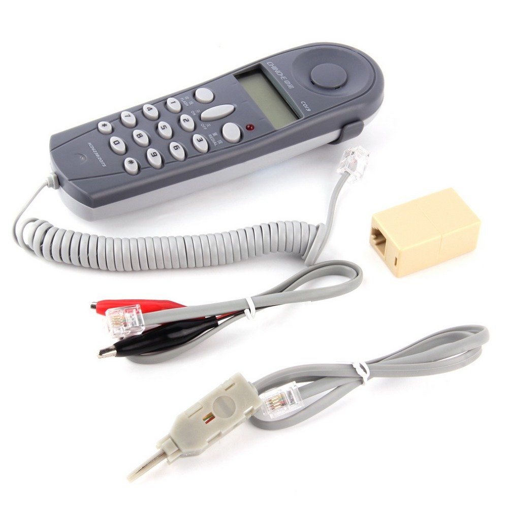 Telephone Phone Test Tester Lineman Tool Cable Set Professional Device-picture-22