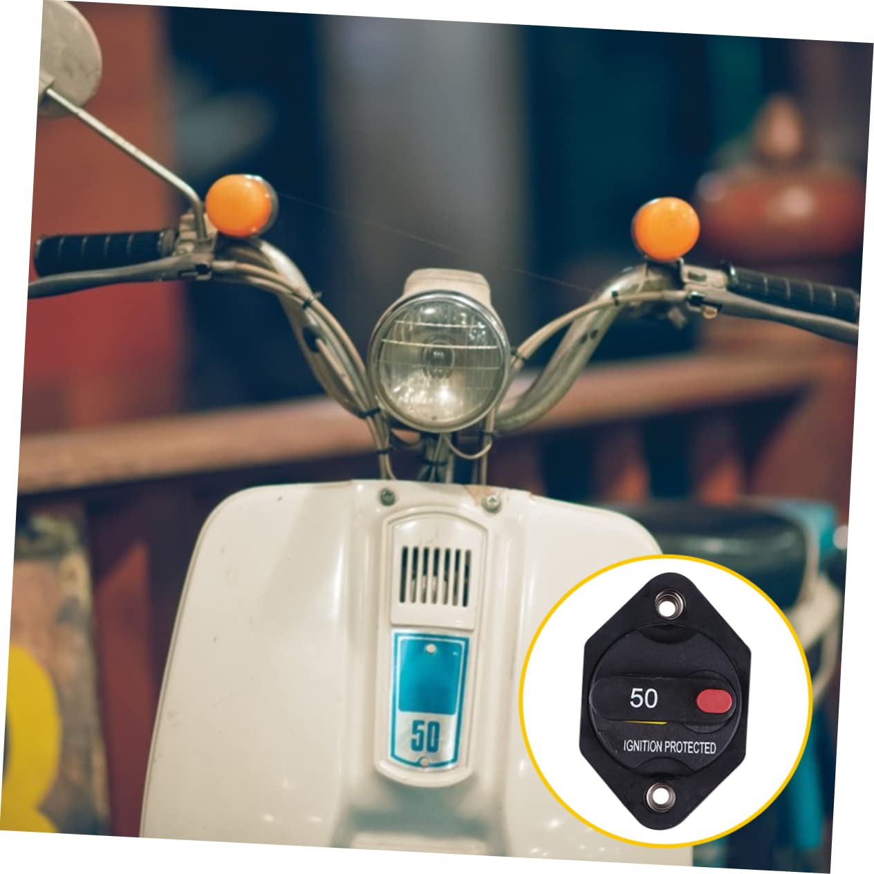 ULTECHNOVO 3piezas Disyuntor De Corriente Protección Contra Sobretensiones y Restablecimiento Manual Para Automóviles y Protector De Sobrecarga De Batería y Motor Eléctrico