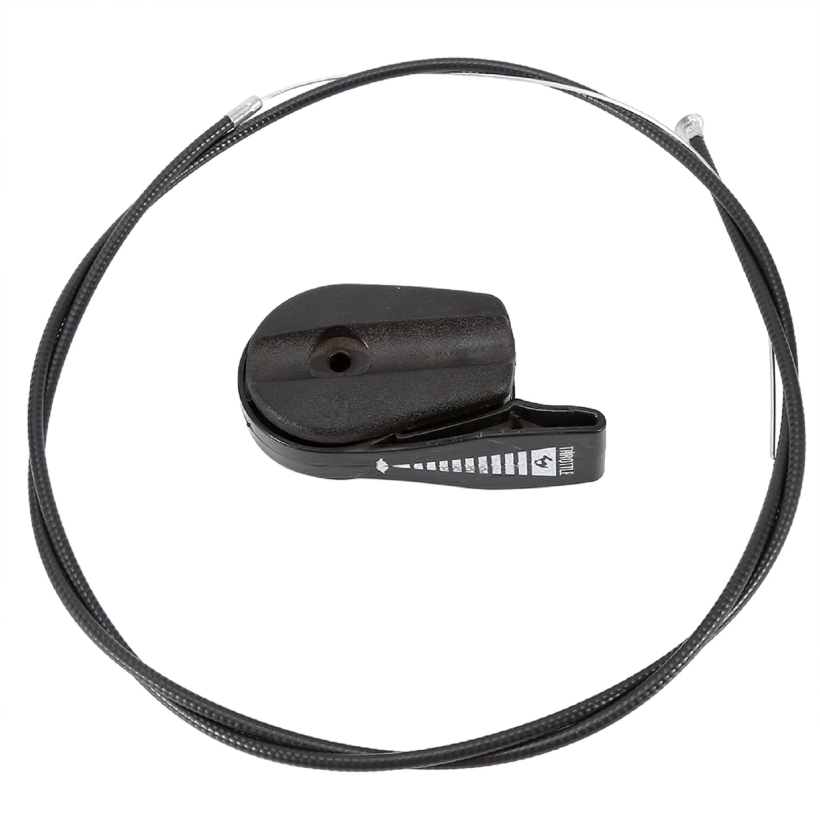 KSTE Kabel do kosiarki, 65" kabel gazu do kosiarki z uchwytem dźwigni przełącznika sterującego do kosiarek ogrodowych (kolor : Czarny)