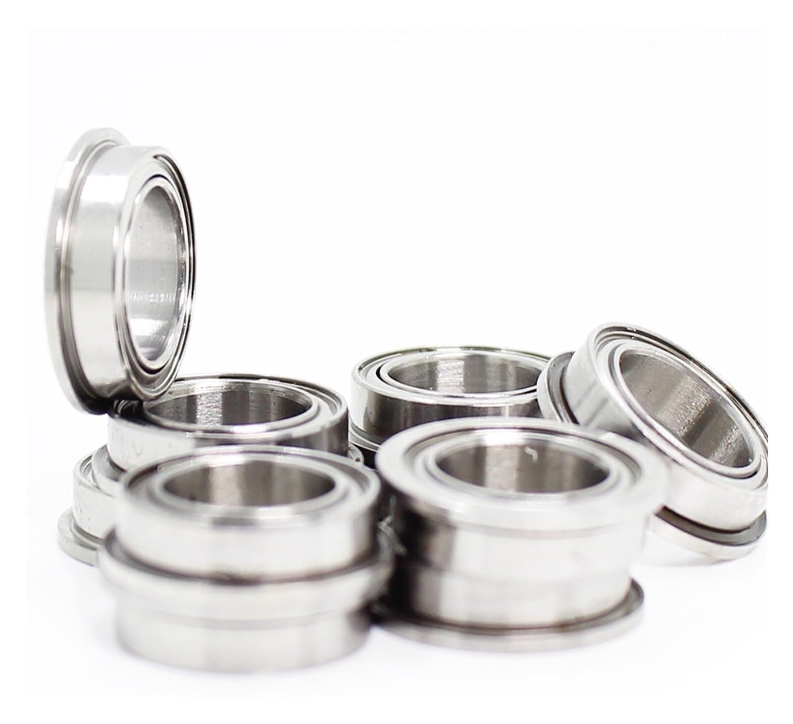 Rodamientos Sellados, Rodamiento de brida F606ZZ 6x17x6 Mm ABEC-1 (10 piezas) Rodamientos bolas con bridas F606 Z ZZ