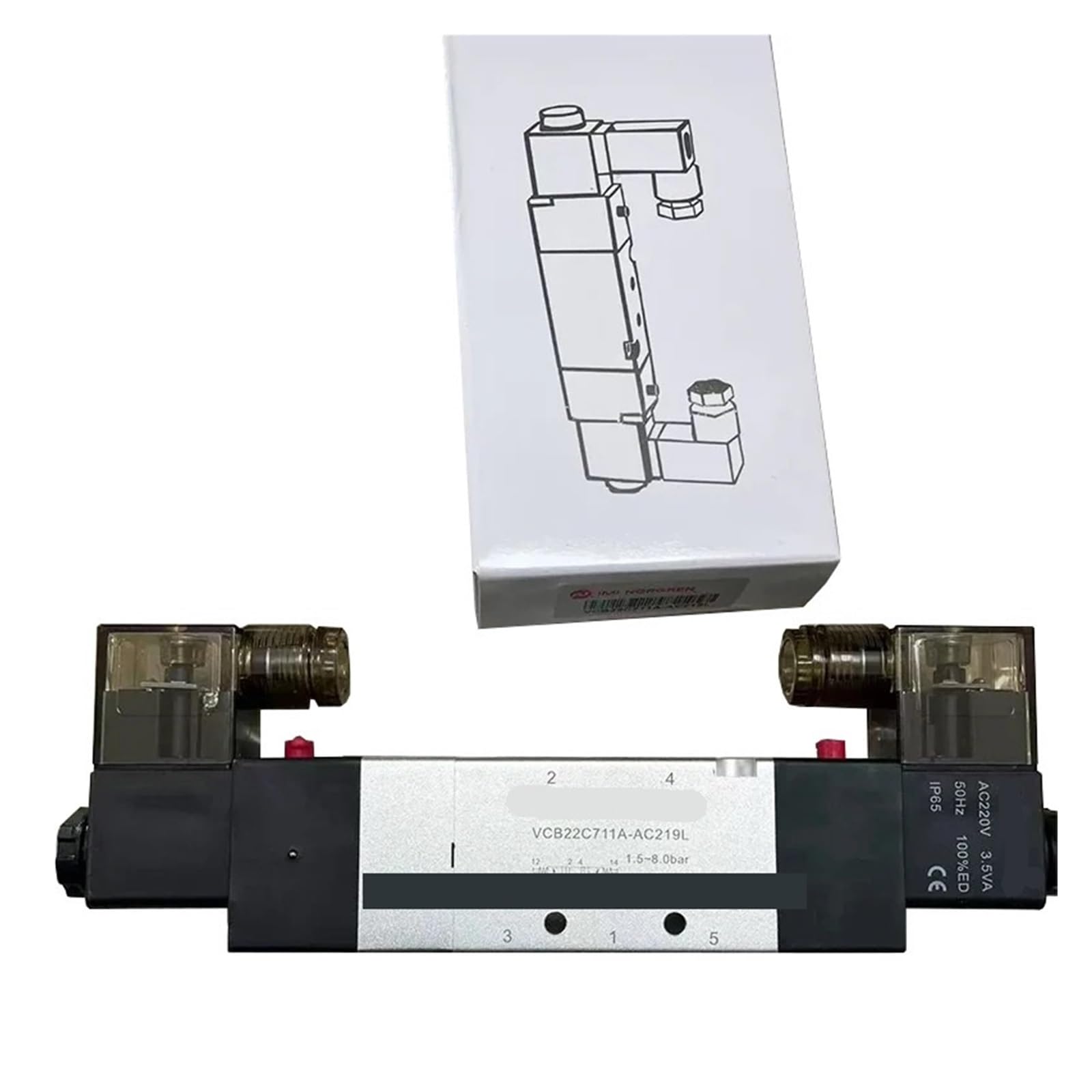 LEOTNNDQ VCB22C711A-AC219L G3/8 Screw Thread Solenoid Valve