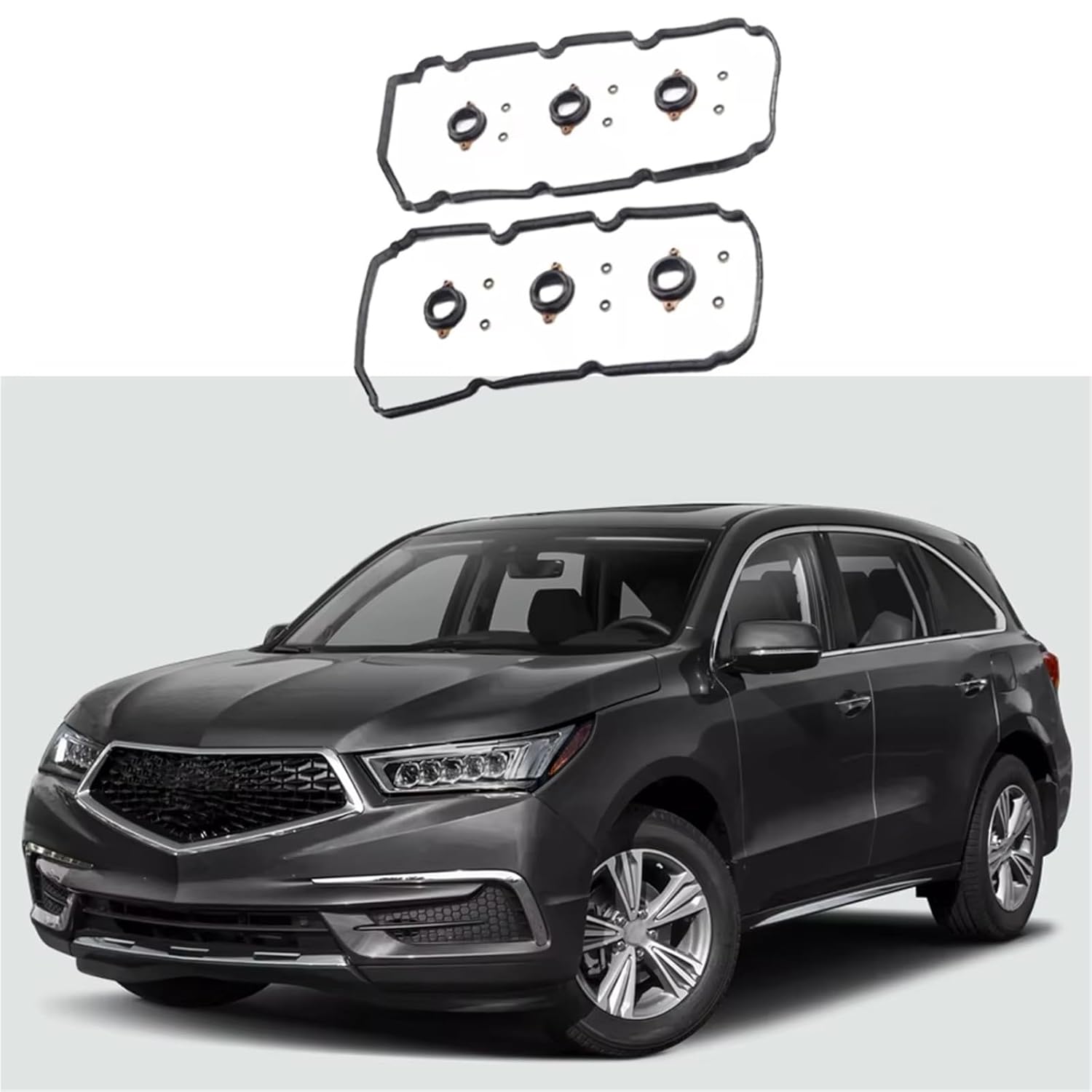 Car Engine Valve Seals for Pilot for Ridgeline for Odyssey 3.5L V6 2018 2019 2020 Engine Valve Cover Gasket Seal 120505G0000 123515G0A00