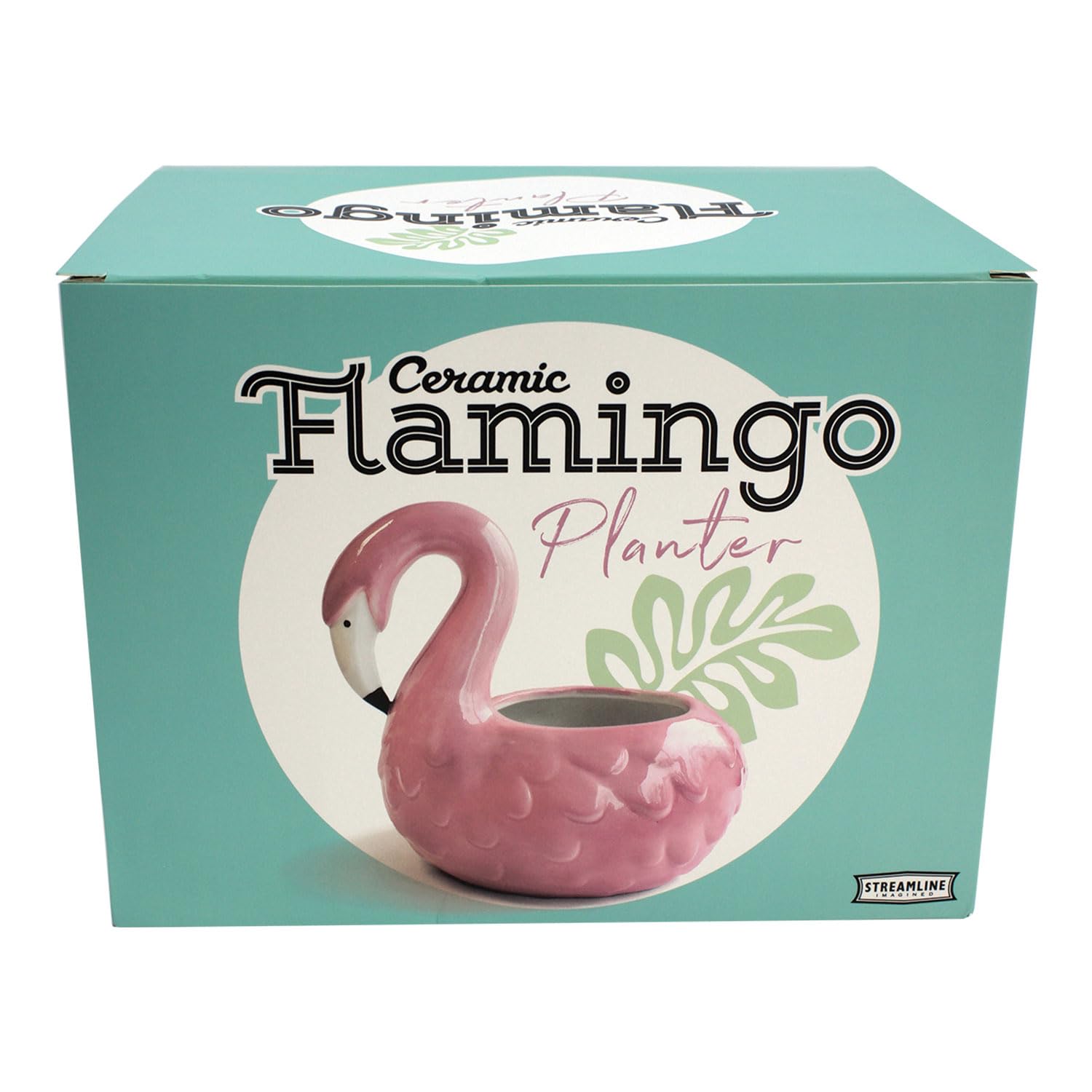Infinitely Great Home Decor Center Exclusieve Roze Flamingo Keramische Theepot en Set (Thee Tropisch Flamingo