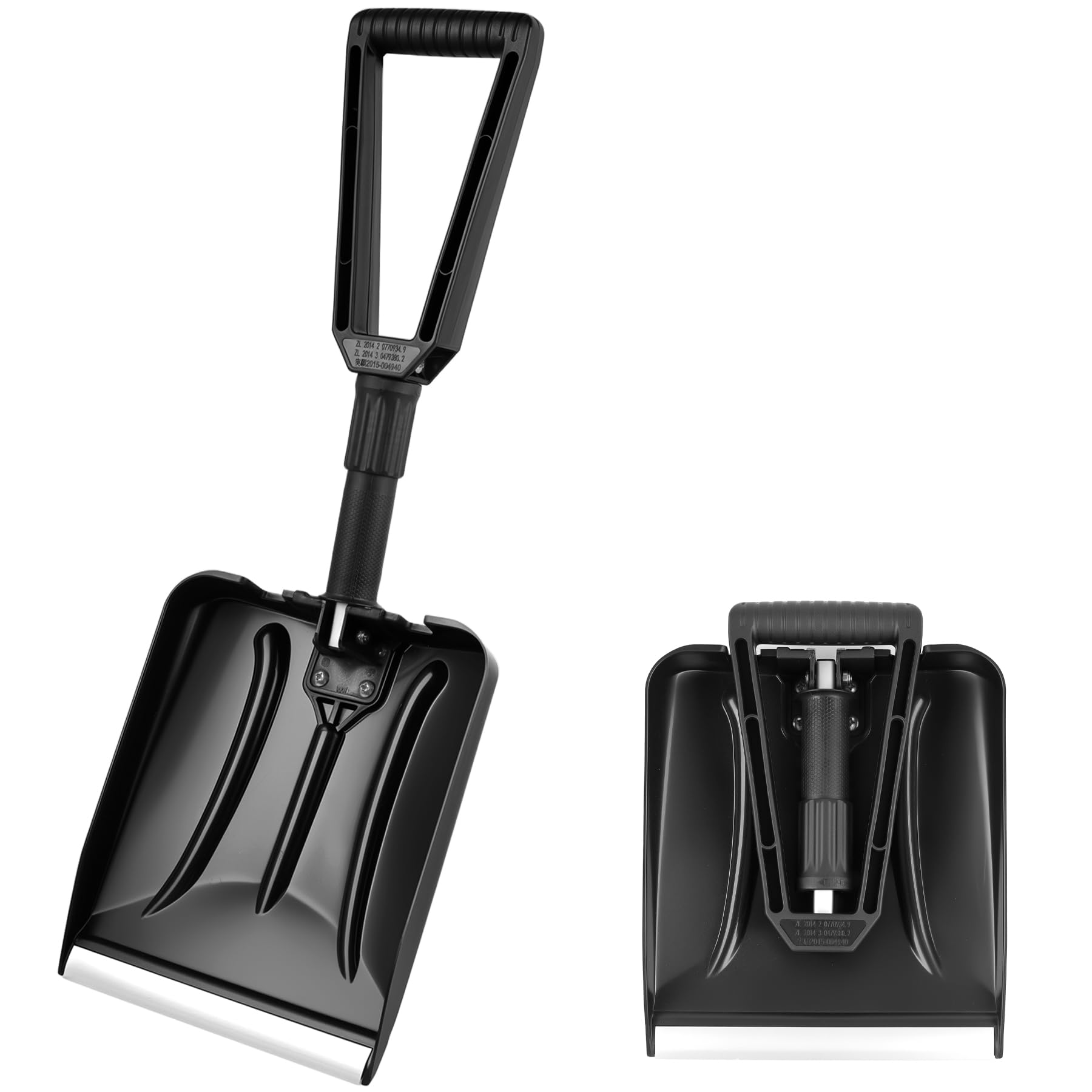 27-inch Bi-Folding Snow Shovel for Car