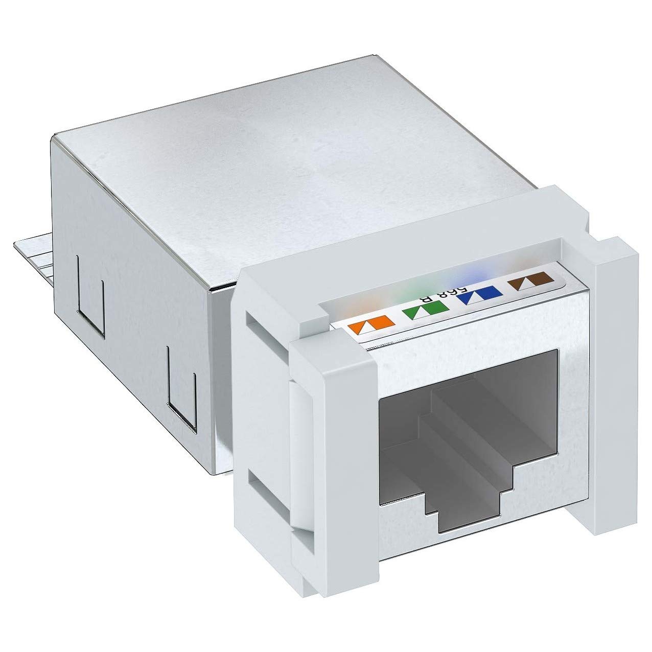 Module de connexion CAT 5 keystone blindé prise rj45 femelle encastrable