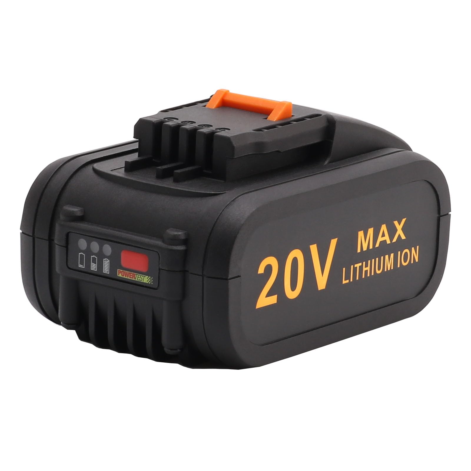 Batteria di ricambio da 5000mAh per Worx WA3553 18V (20V MAX) Ricaricabile – Compatibile con Worx 20V WA3553, WA3551, WA3556, WA3551.1, WA3644, WA3572, WX390, WX176, WX178