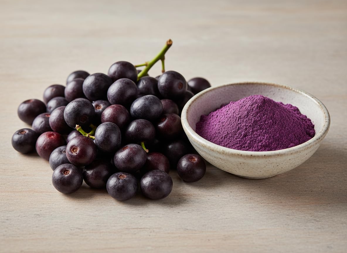 WelzCare BoostCare Purple Vitality Acai Pulver 600 g – feines Acai Beerenpulver für Acai Bowl, Smoothie, Joghurt, Porridge & kreative Rezepte – vegan