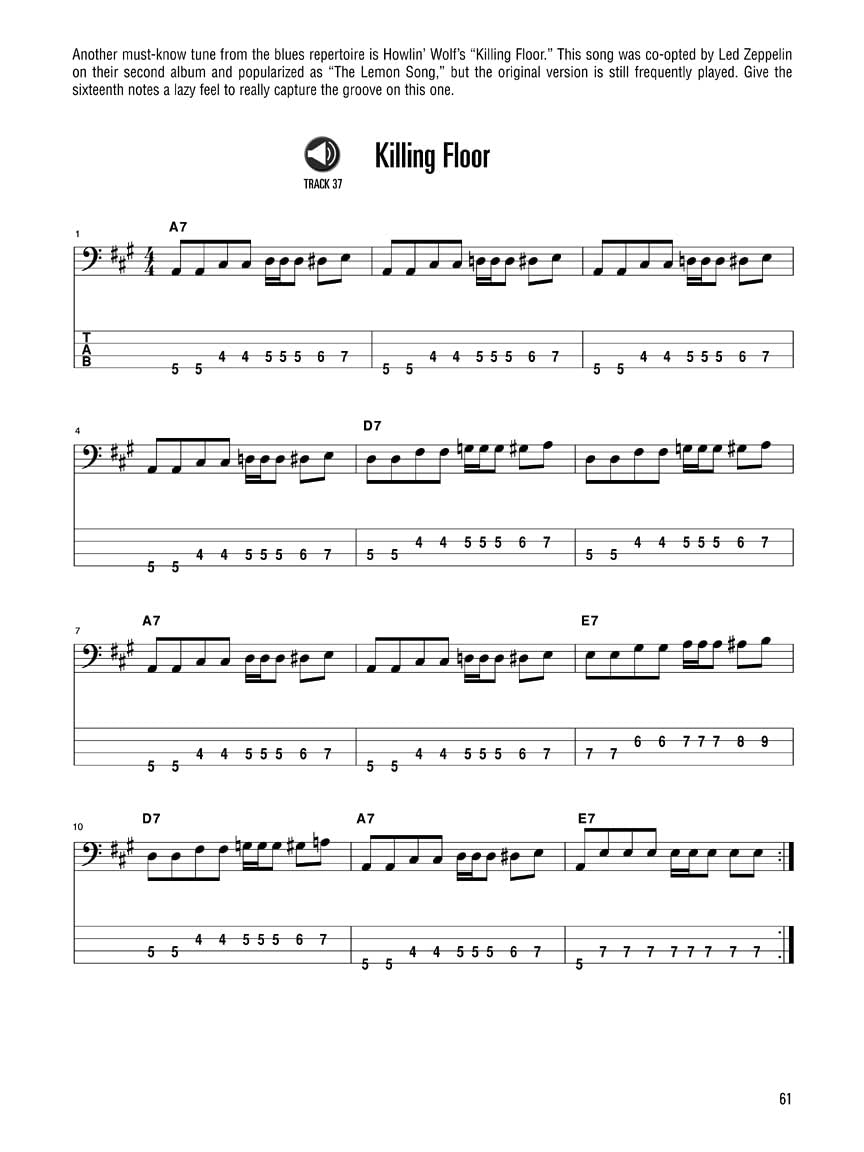 Hal leonard bass method : blues bass - recueil + enregistrement(s) en ligne: A Guide to the Essential Styles and Techniques