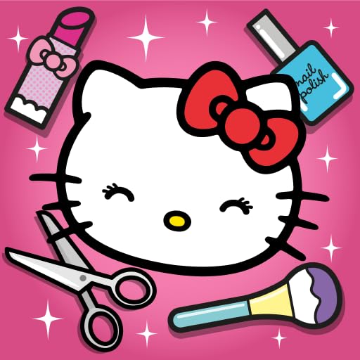 Hello Kitty: Beauty Salon. Fun mini games for kids with hair salon, nail salon and makeup studio for girls