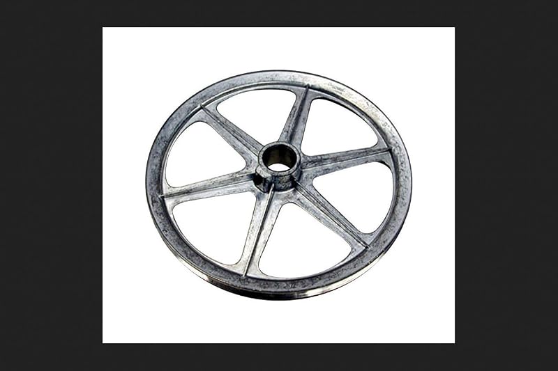 Polia de soprador Dial com canal de chaveta, furo de 2,54 cm, 30,48 x 2,54 cm – 1 unidade