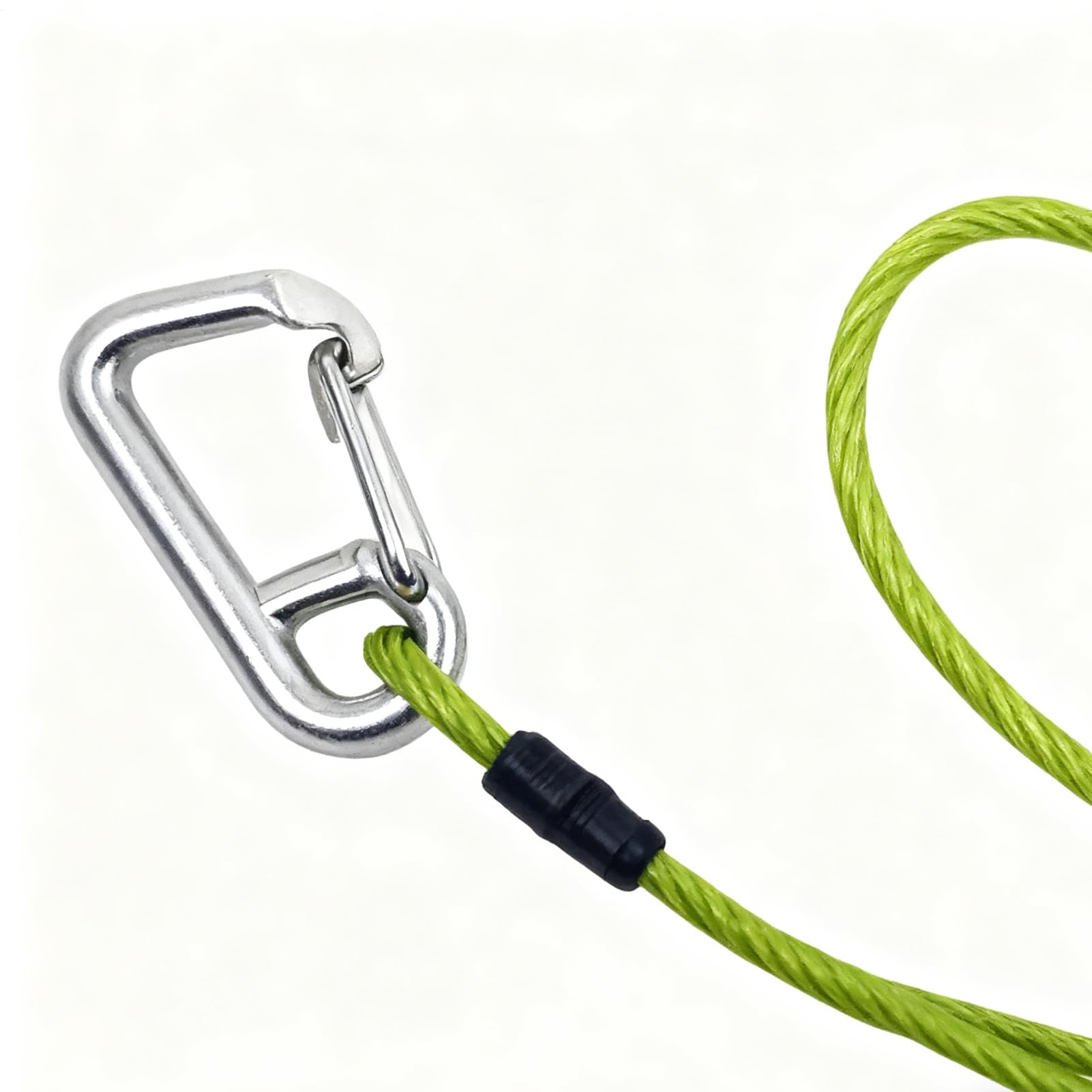 Extractor de pescado de acero inoxidable | Cuerda de clip resistente | Con mosquetón y pinza de pescado, para submarinismo, kayak, lago, estanque, zona costera