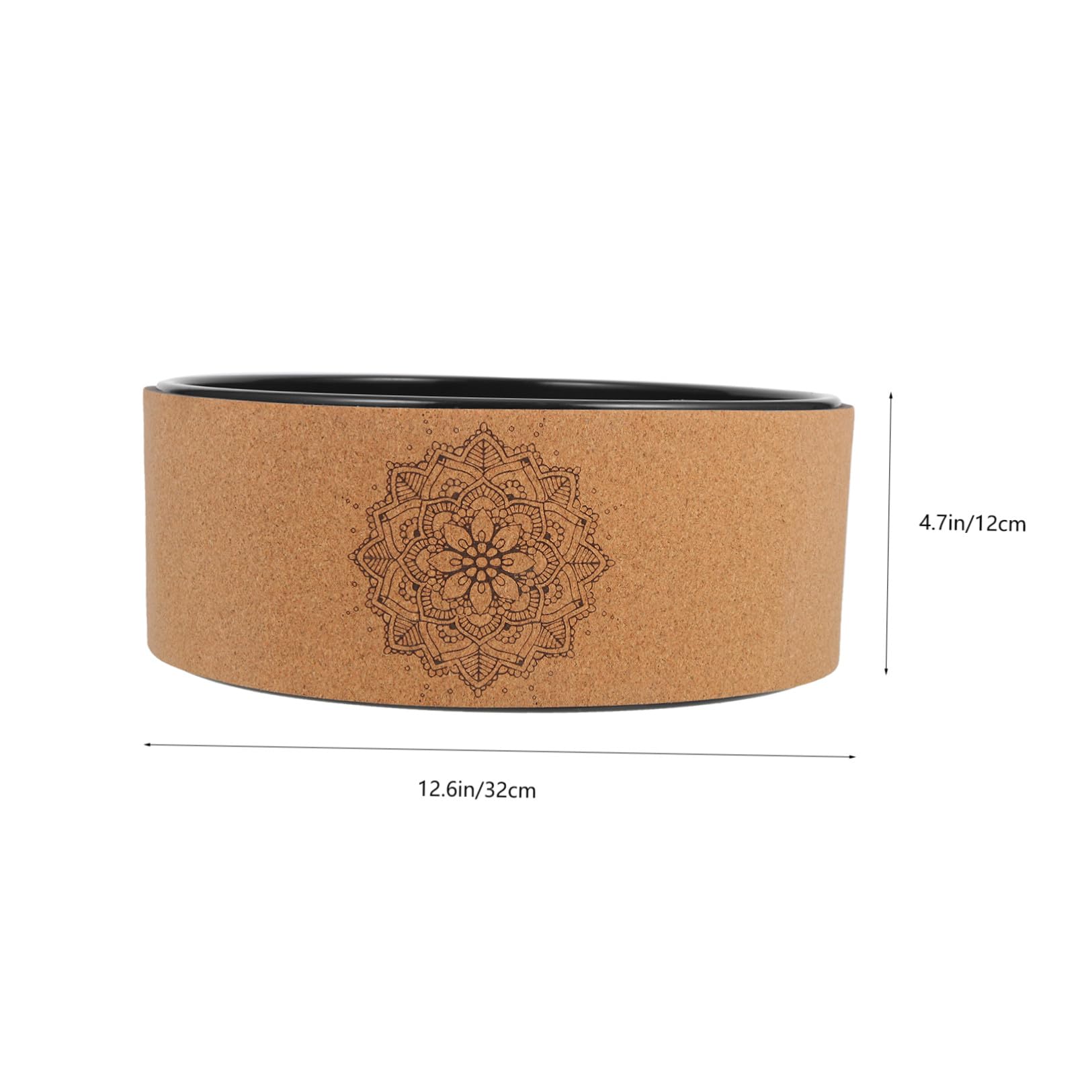 Corcho Rueda de Yoga Antideslizante para Entrenamiento y Flexión