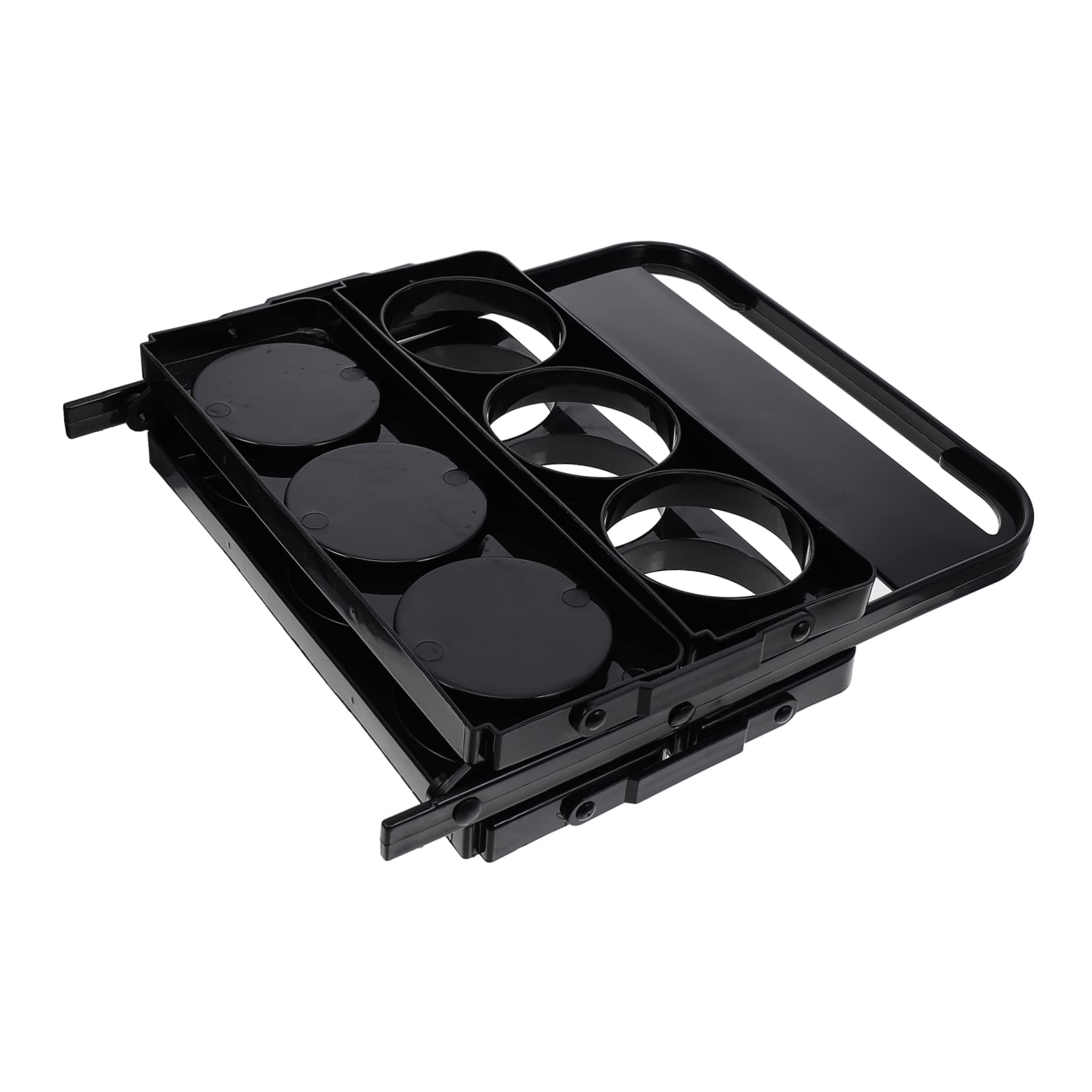 Cabilock 4 Piezas Soporte para Botellas de Cerveza Plegable y Portátil Organizador Resistente de Botellas con Asa Material y Envejecimiento para Fiestas y Uso Diario