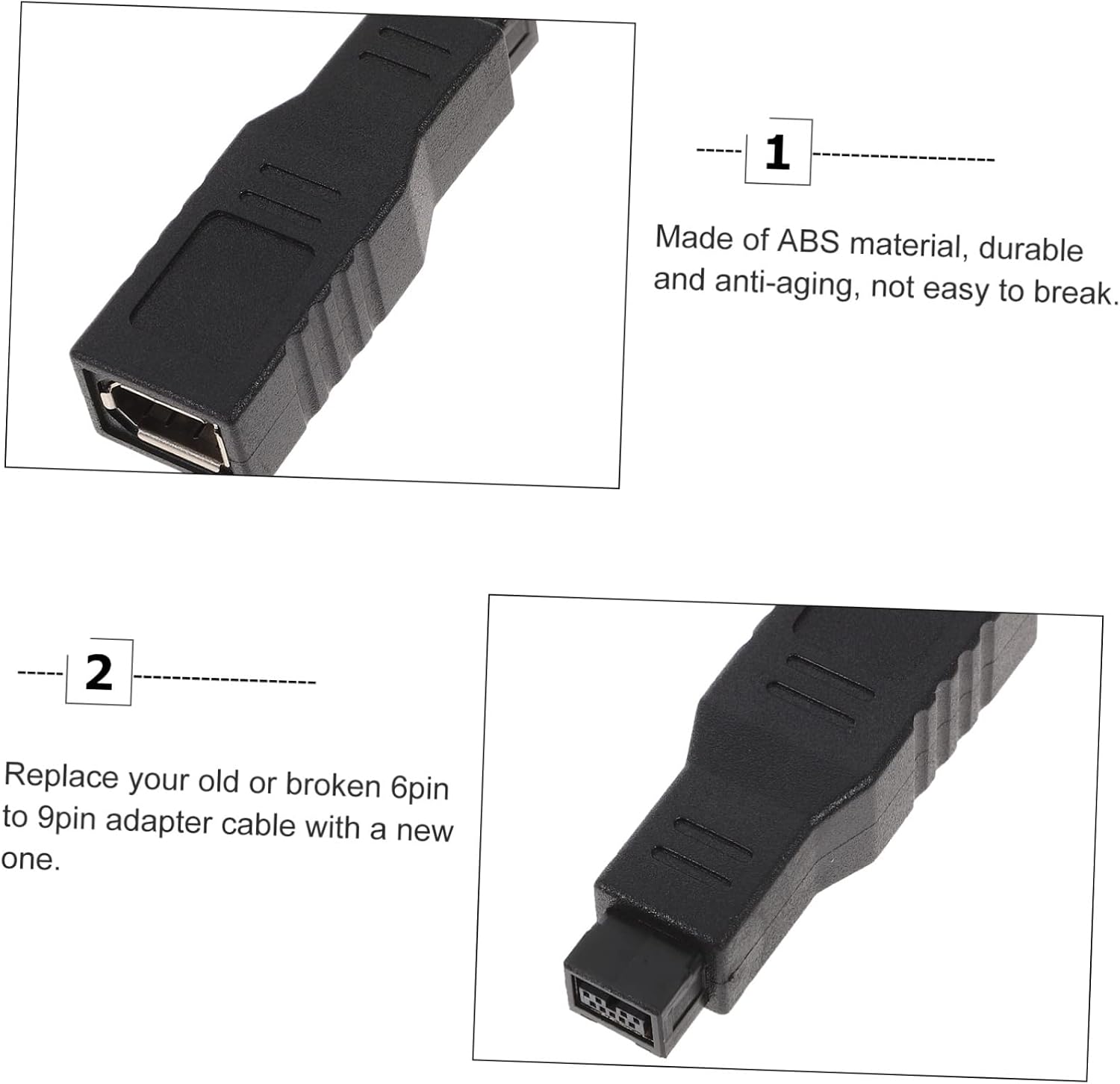 Angoily Adapter Cable Pin to Pin Data Transfer Cord for Laptop USB to USB Cable