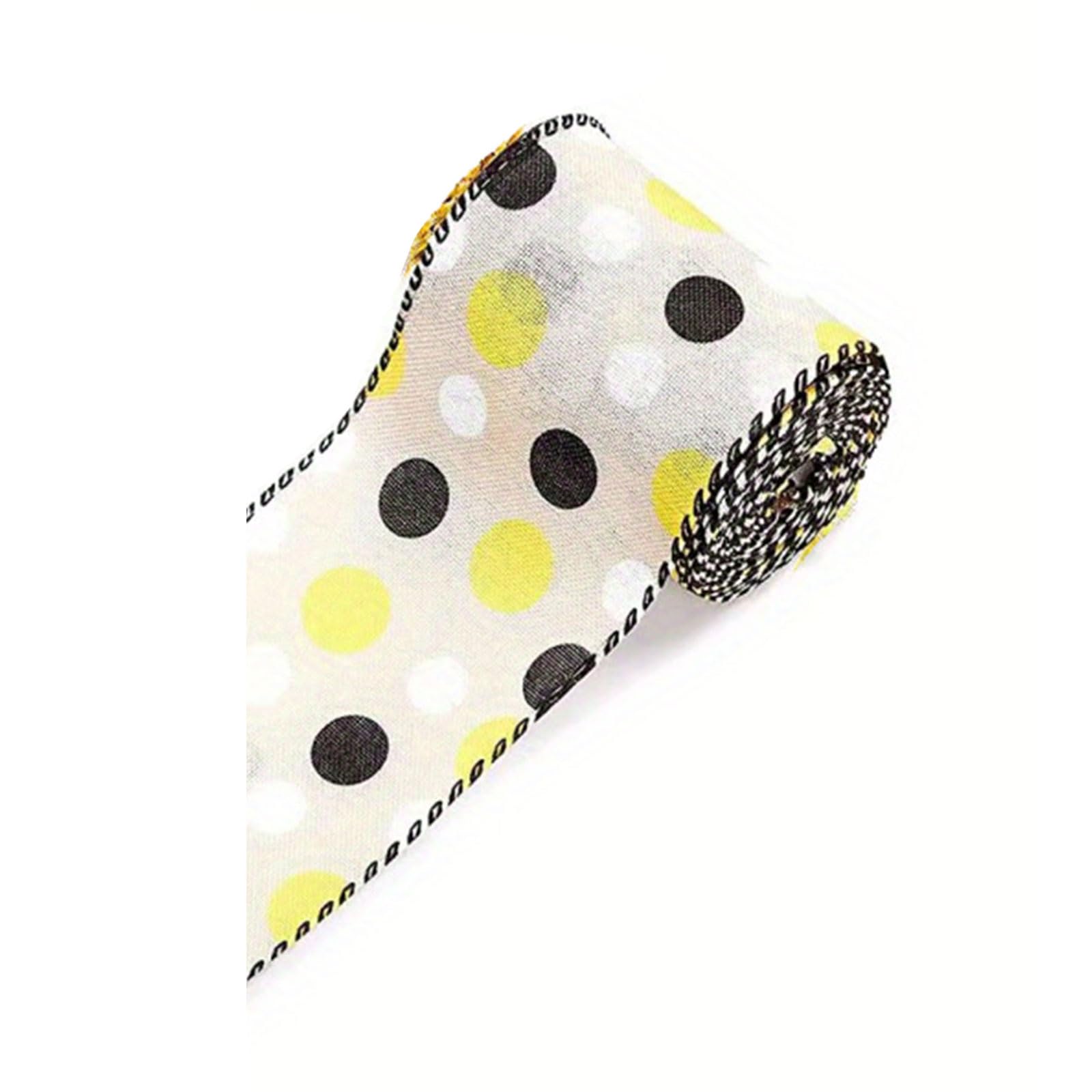 Hsioluted Bees Festival Ribbon 1Roll Line Cloth Bowknot Ornament Gift Wrapping for Bees Festival Guest Gift Ribbon