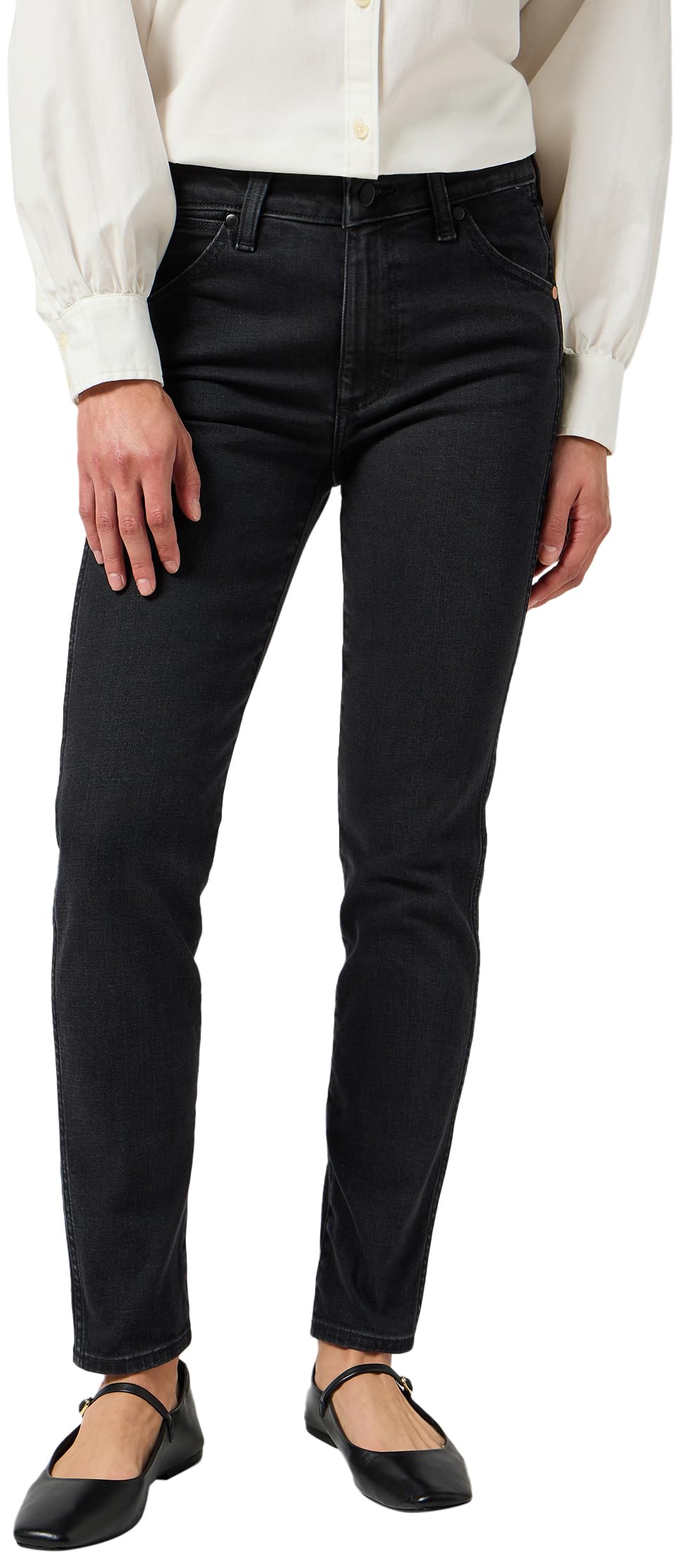 Wrangler Women's Wild West Jeans, Smokey, 28W x 34L