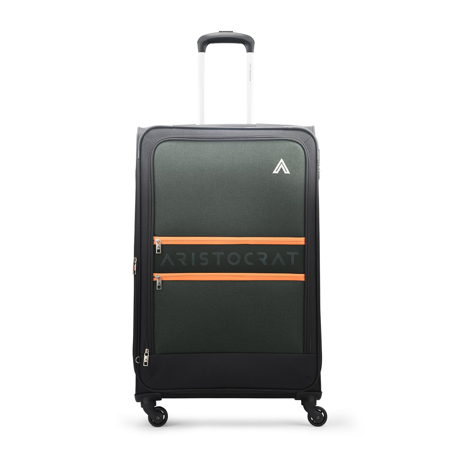 polyester apache 4w strolly (h) lg black softshell inline luggage suitcase bag (black, large), h-79 centimeters