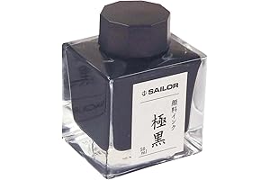 Sailor Pigment Bottle Ink, 1.7 fl oz (50 ml), Waterproof Ultra Black