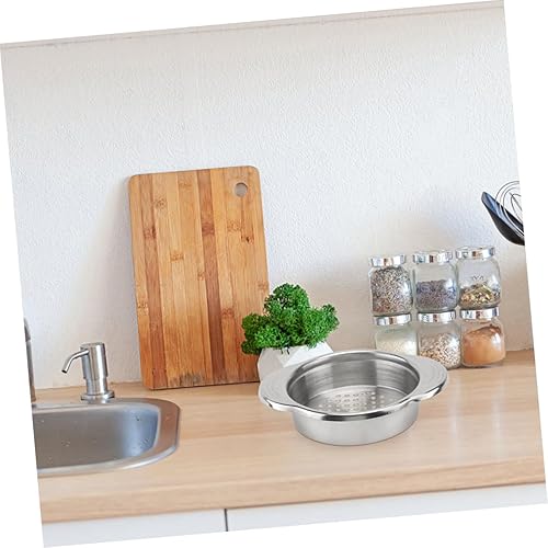 Miniatura 3 de Alipis 2 Pcs Stainless Steel Can Strainer Easy Tilt Press Lid Oil Drainer for Preserved Food Practical Kitchen Filter Tool for Beans Tuna Vegetables