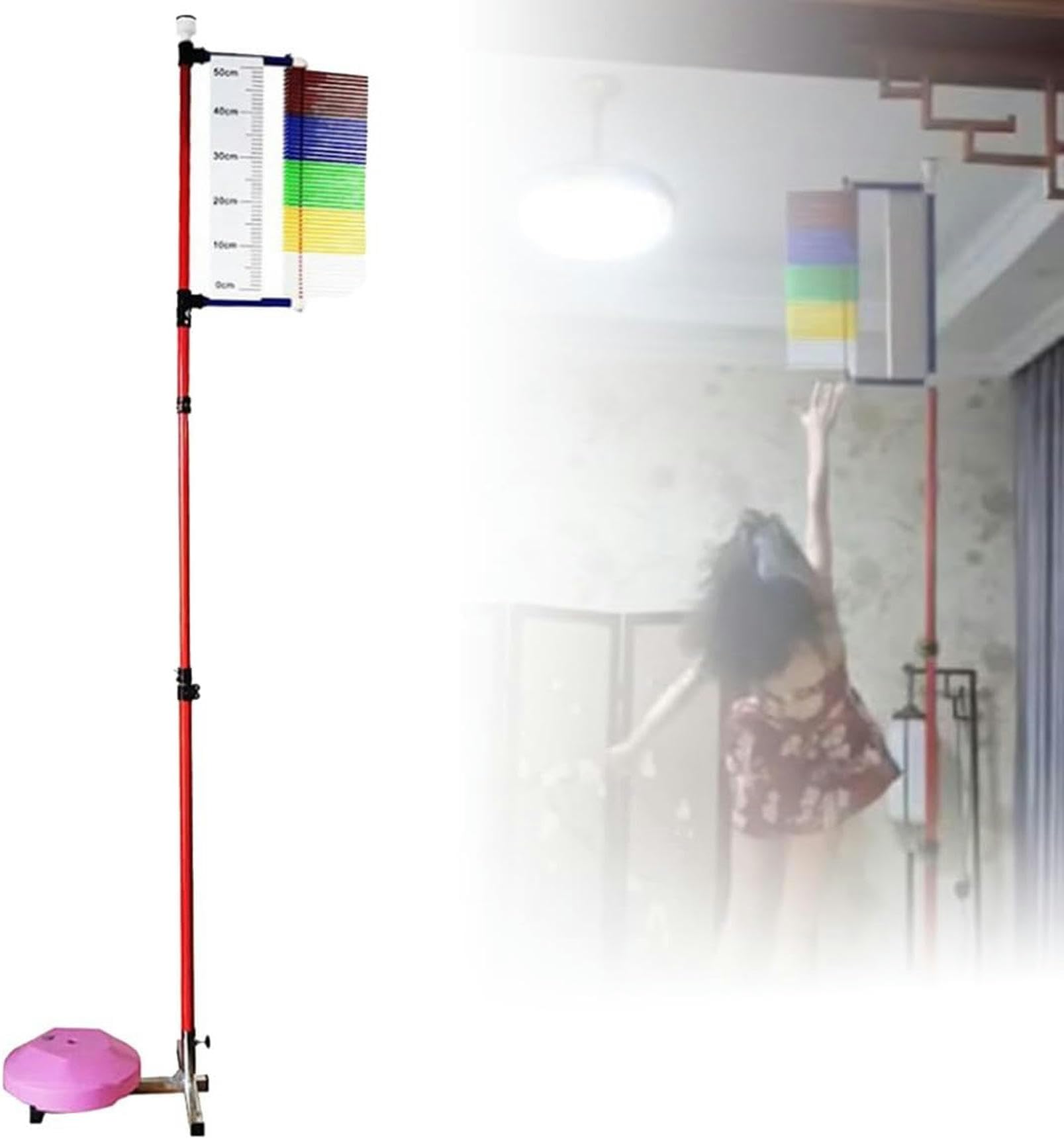 Testeur de saut vertical pour progresser en hauteur au basket-ball et badminton