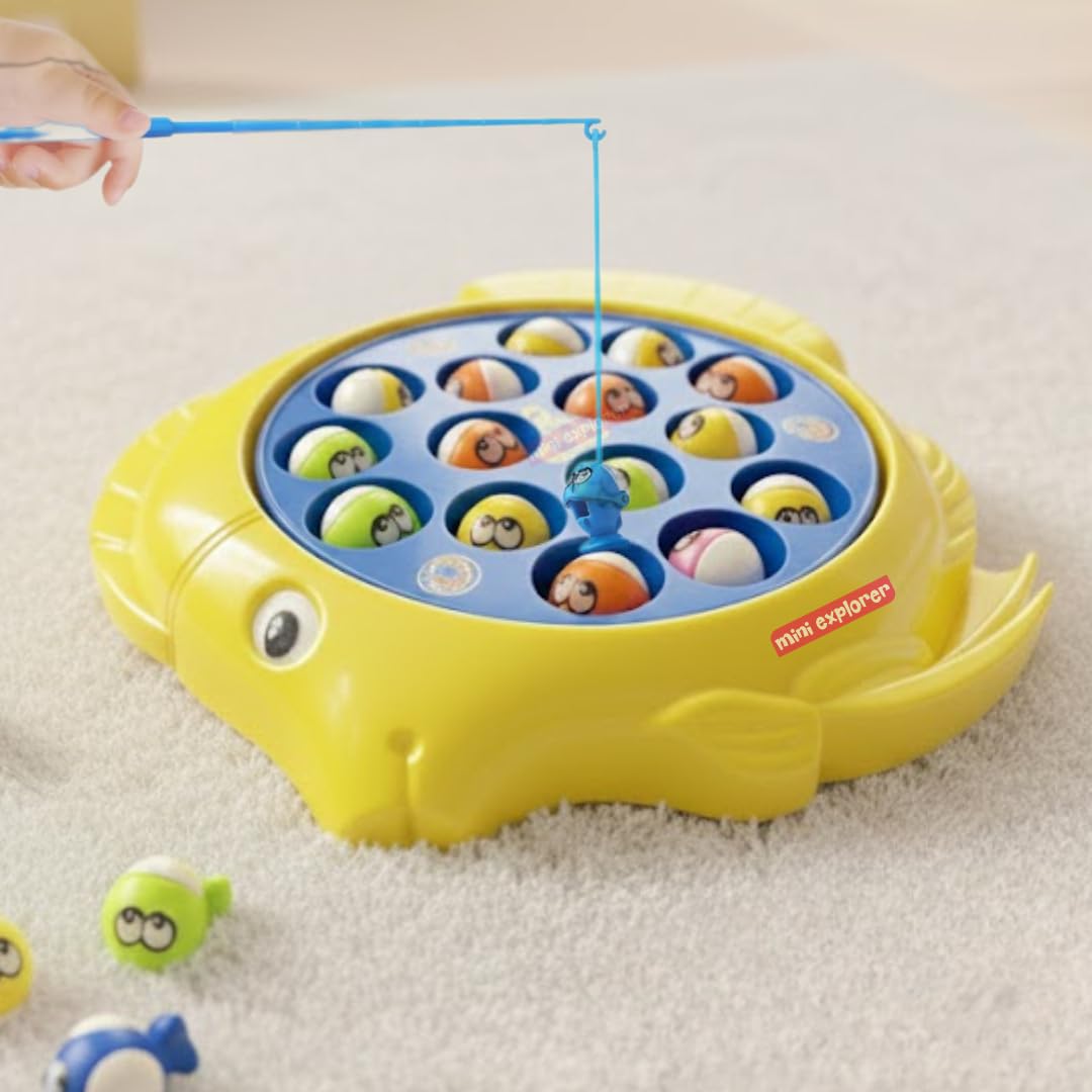 Mini Explorer Fishing Game with Music and Rotating Pond|Sound Toy for Kids 4+Yrs|Indoor Musical Toy|Skill Development|15 Fishes & 4 Fishing Poles|Birthday Return Gifts for Kids Toy Review India (Iknoor World ) Mini Explorer Fishing Game with Music and Rotating Pond|Sound Toy for Kids 4+Yrs|Indoor Musical Toy|Skill Development|15 Fishes & 4 Fishing Poles|Birthday Return Gifts for Kids Toy Review India (Iknoor World )