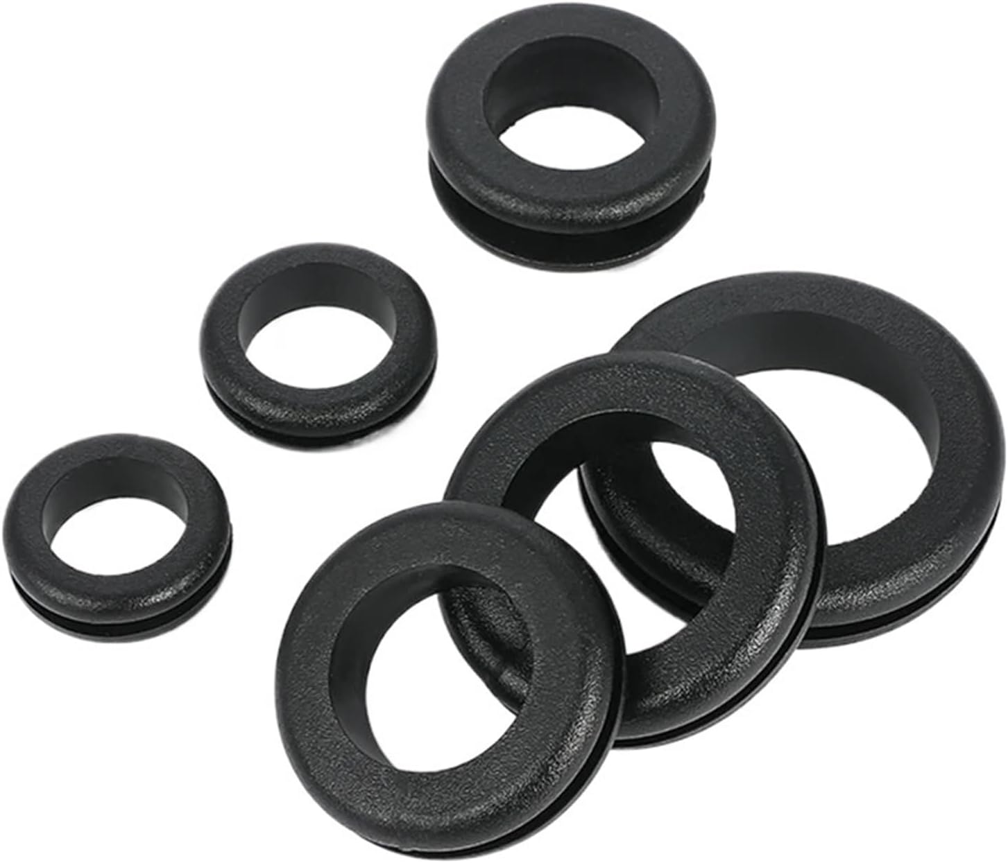 Rubber Environmental Protection Two-sided Protective Coil For Threading Sleeve Flame Retardant Ring Black Pad Snap in Seal Over(OHM-10x12)